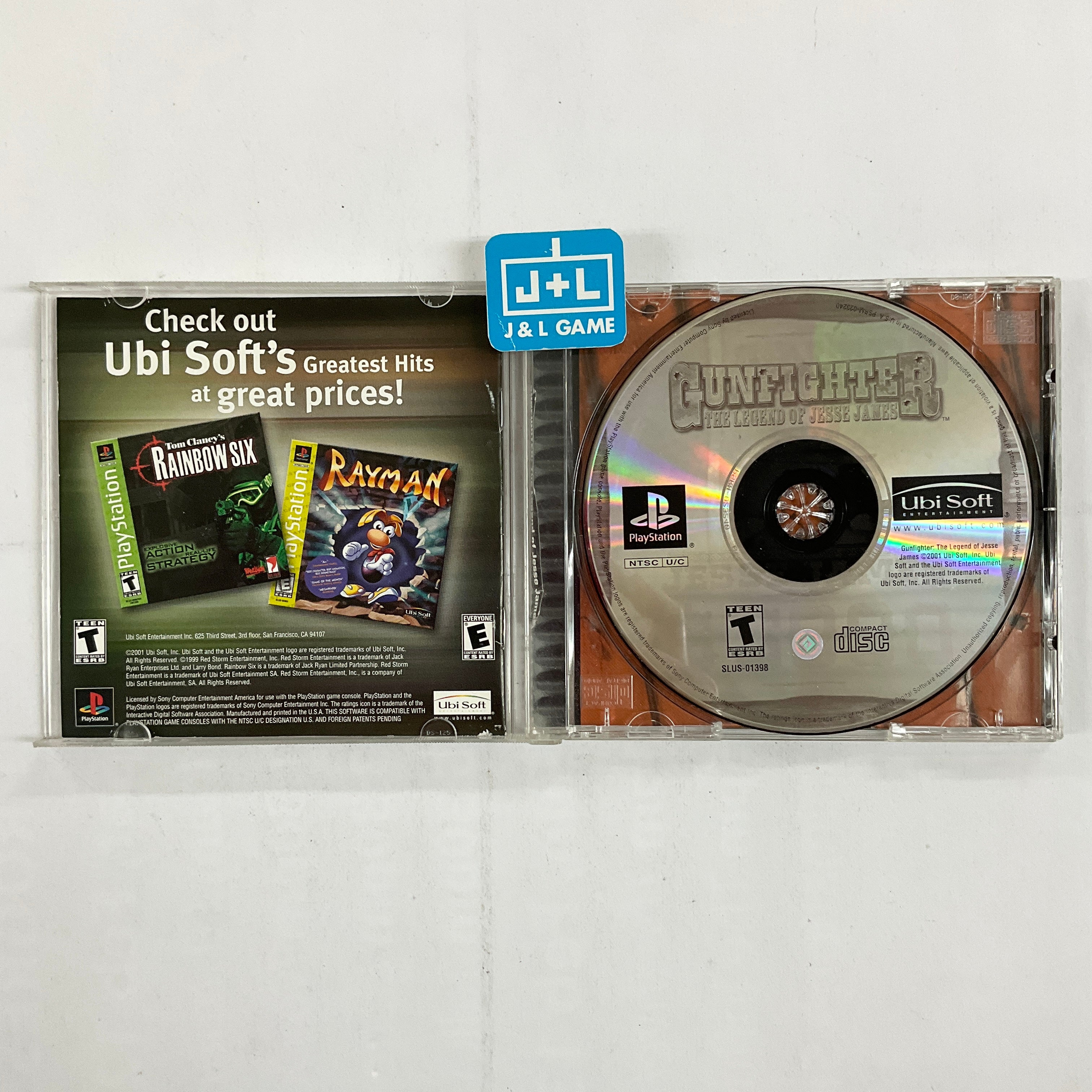 Gunfighter: The Legend of Jesse James - (PS1) PlayStation 1 [Pre-Owned] Video Games Ubisoft   