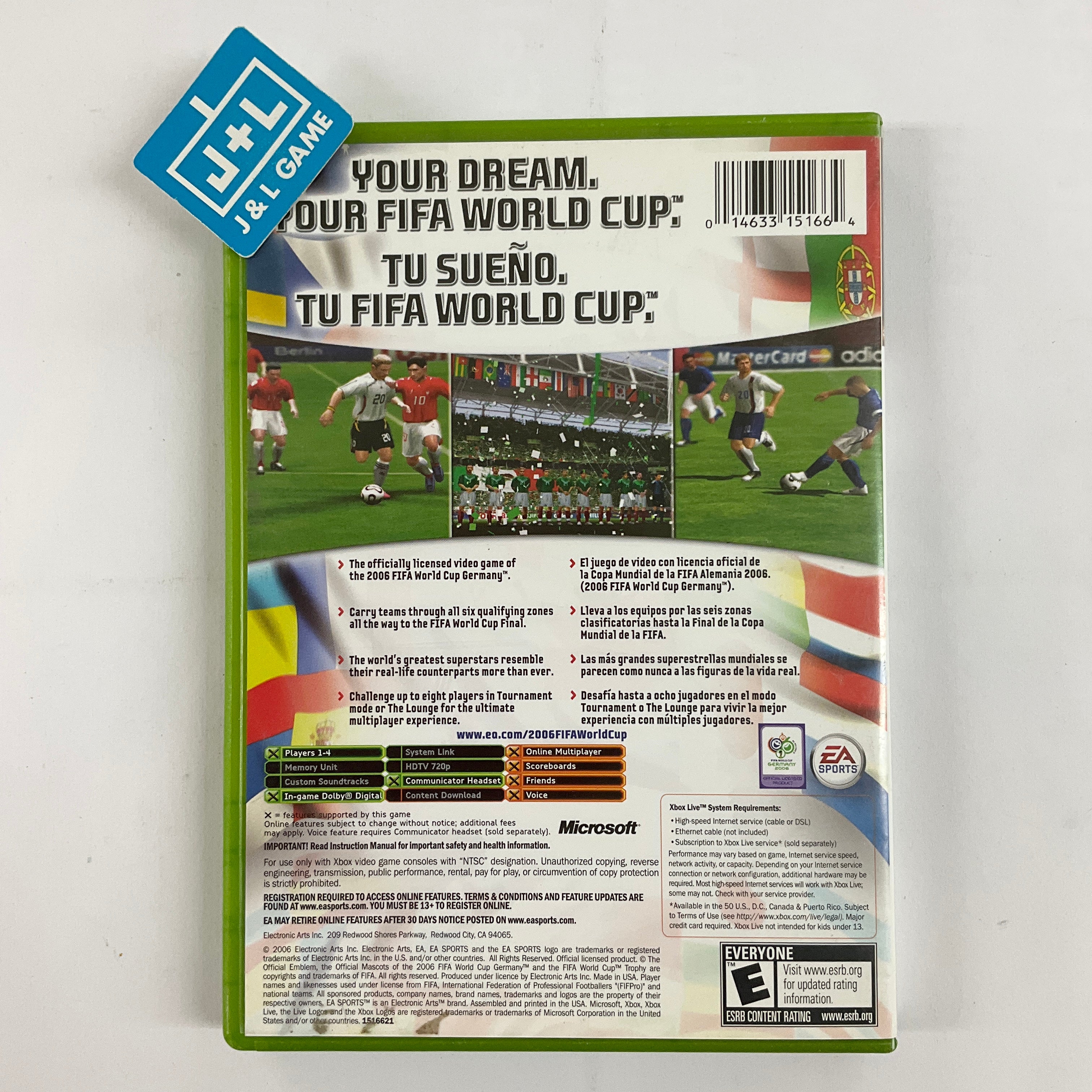 FIFA World Cup: Germany 2006 - (XB) Xbox [Pre-Owned] Video Games Electronic Arts   