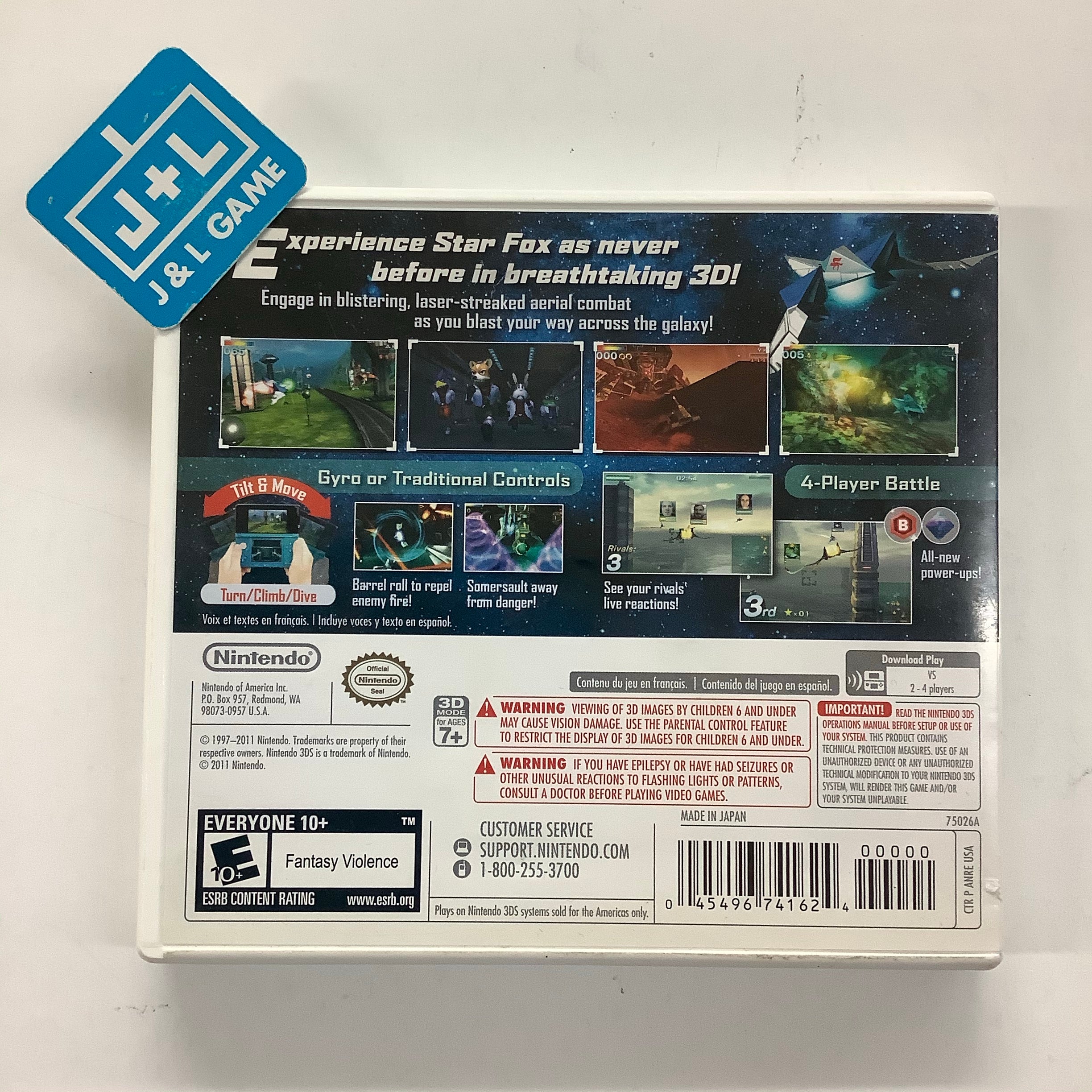 Star Fox 64 3D - Nintendo 3DS [Pre-Owned] Video Games Nintendo   