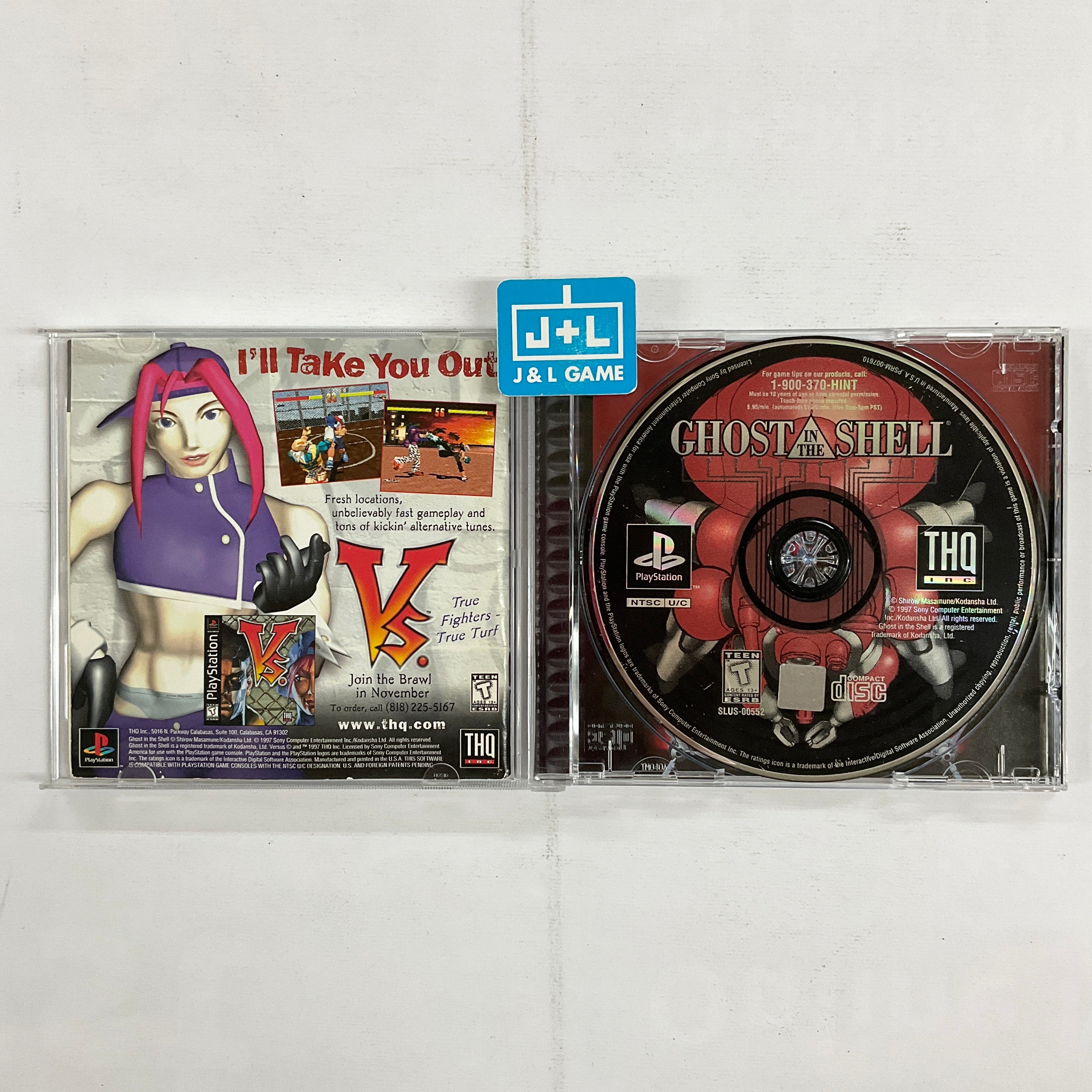 Ghost in the Shell - (PS1) PlayStation 1 [Pre-Owned] Video Games THQ   