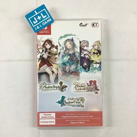 Atelier Mysterious Trilogy Deluxe Pack - (NSW) Nintendo Switch [UNBOXING] (Asia Import) Video Games Koei Tecmo Games   