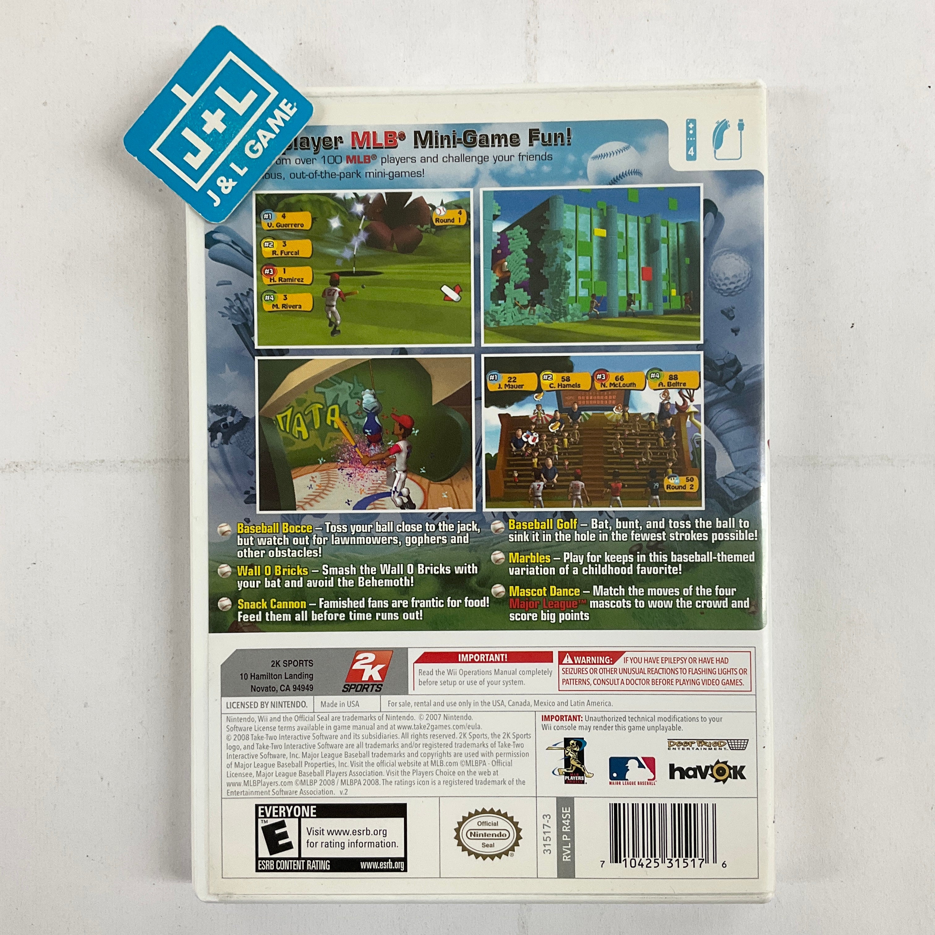 MLB Superstars - Nintendo Wii [Pre-Owned] Video Games 2K Sports   