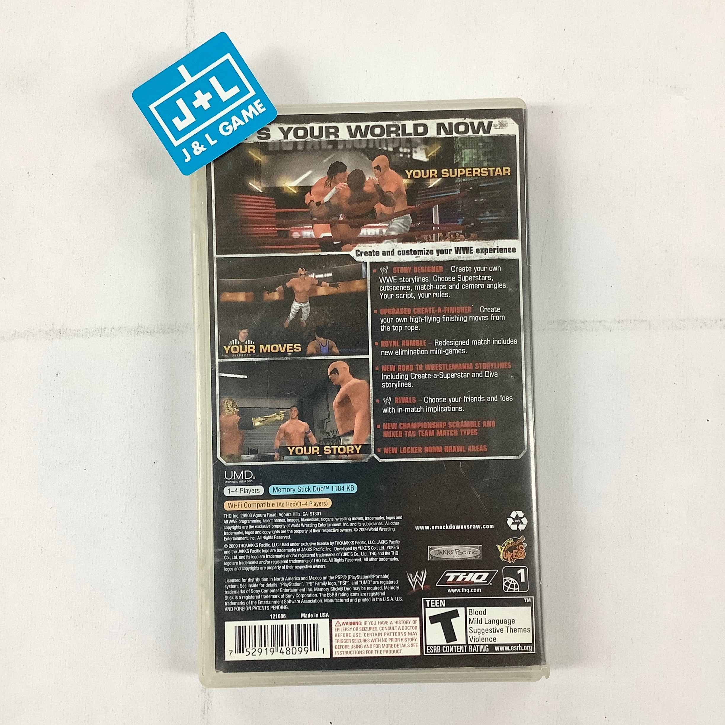 WWE SmackDown vs. Raw 2010 - Sony PSP [Pre-Owned] Video Games THQ   