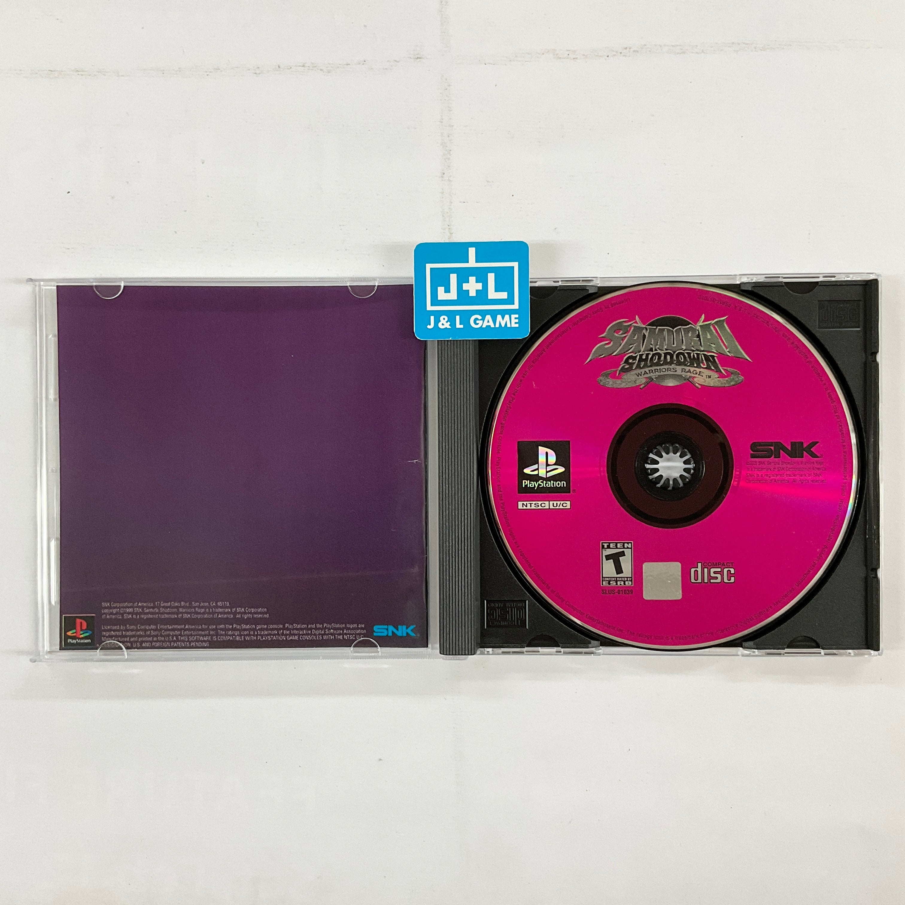 Samurai Shodown: Warriors Rage - (PS1) PlayStation 1 [Pre