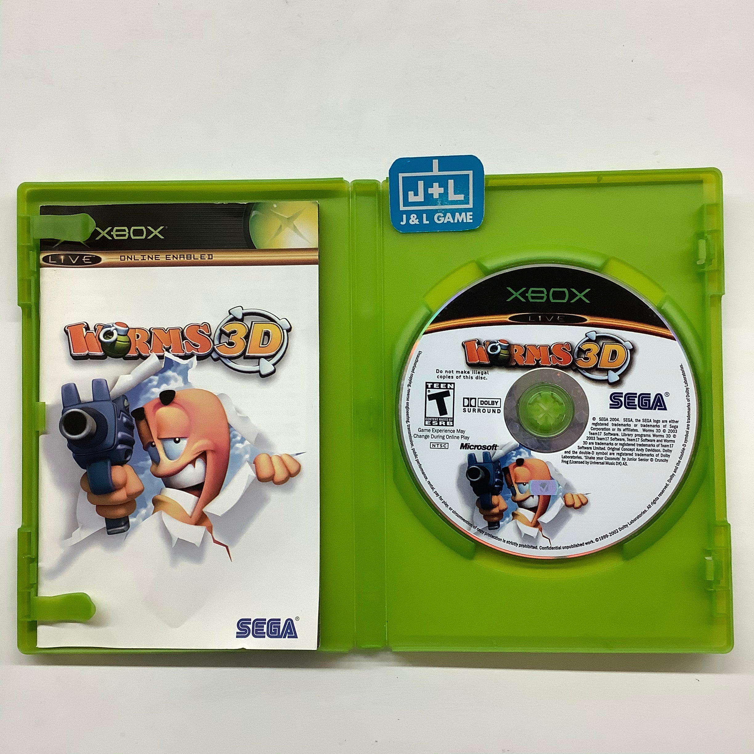 Worms 3D - Xbox [Pre-owned] Video Games Sega   