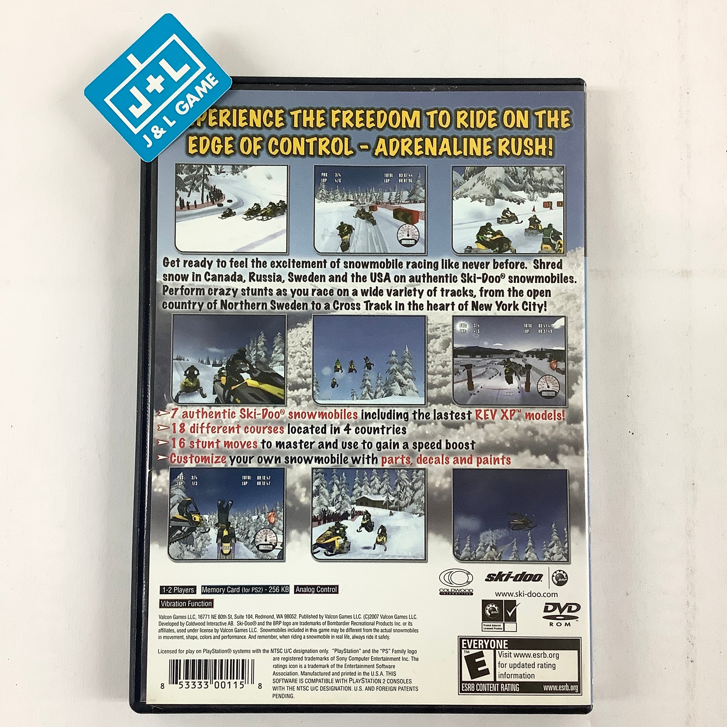 Ski-doo Snow X Racing - (PS2) PlayStation 2 [Pre-Owned] Video Games Valcon Games   