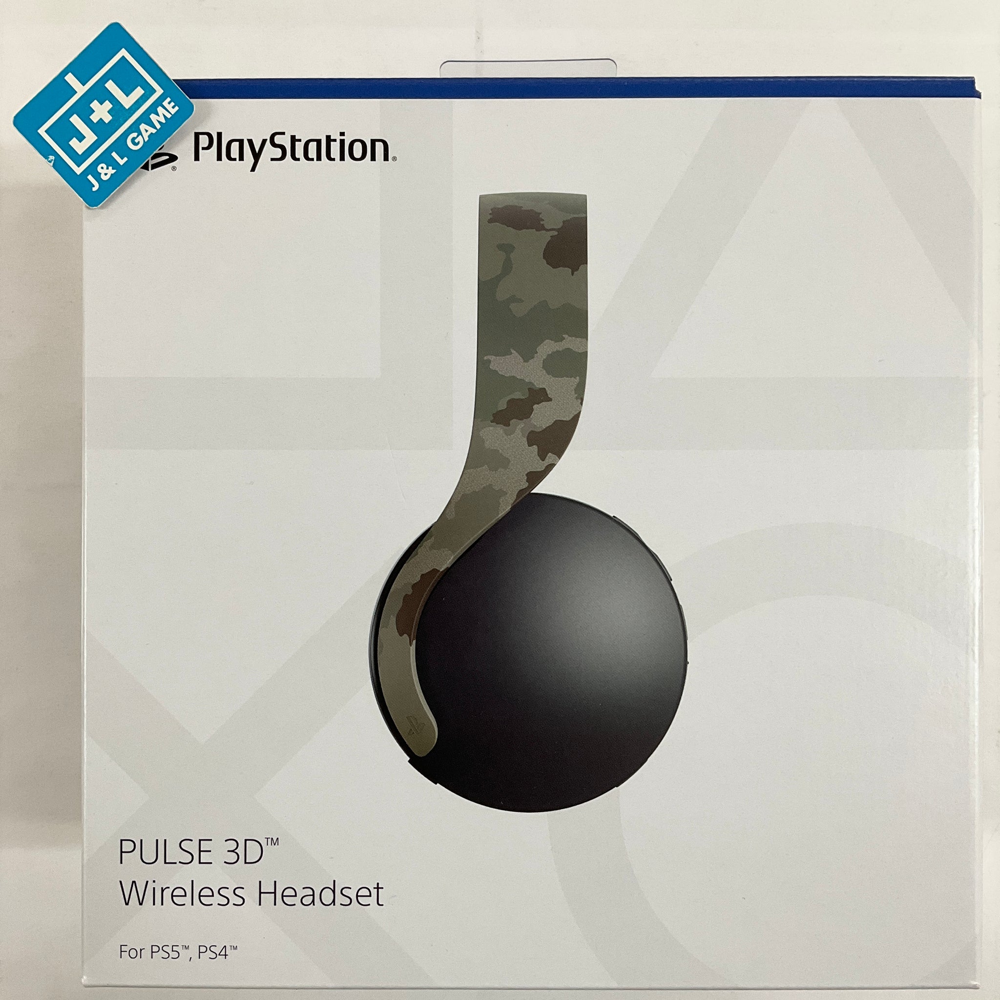 SONY PlayStation 5 Pulse 3D Wireless Headset (Gray Camouflage) - (PS5) PlayStation 5 Accessories PlayStation   