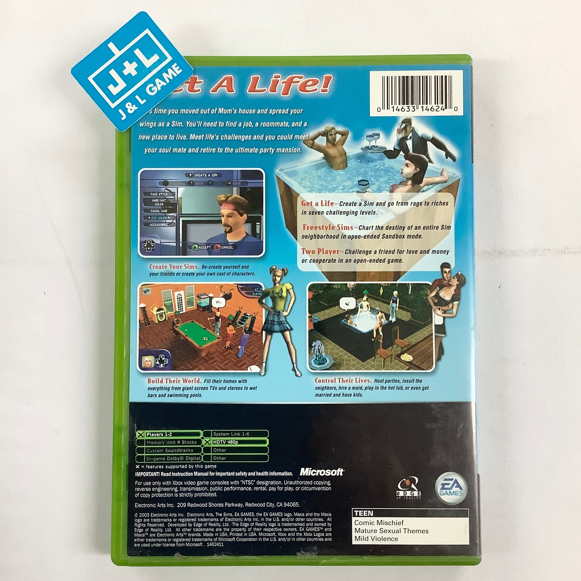 The Sims - (XB) Xbox [Pre-Owned] | J&L Game