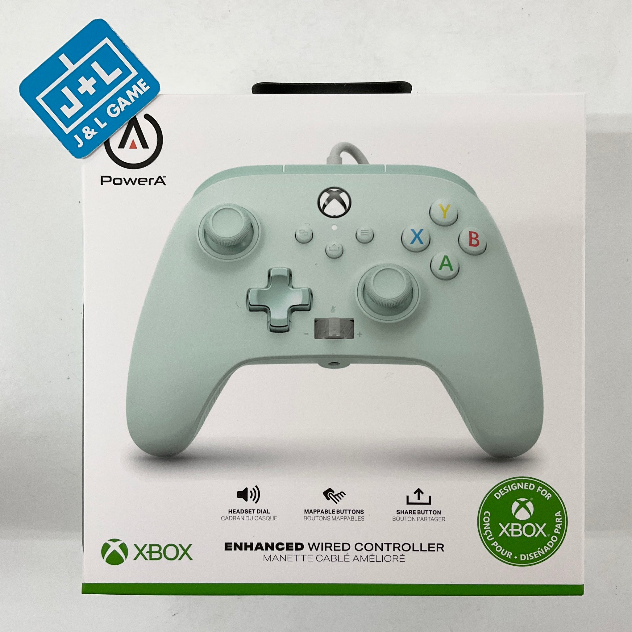 PowerA Enhanced Wired Controller (Cotton Candy Blue) - (XSX) Xbox Series X Accessories PowerA   