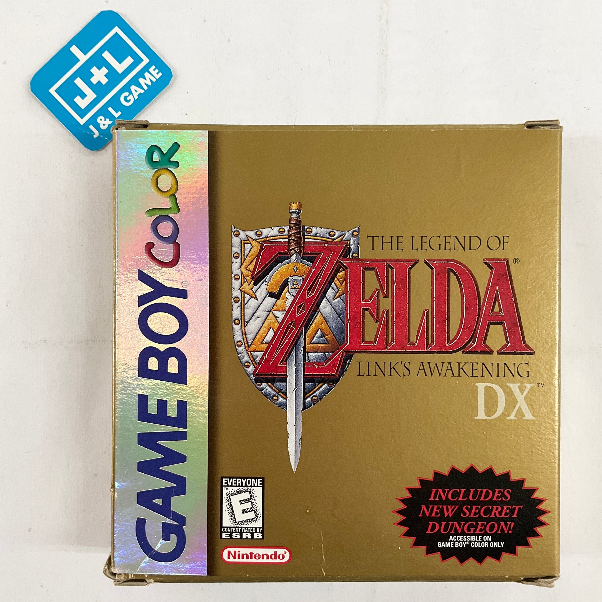 The Legend of Zelda: Link's Awakening Game Boy Color Box Art Cover