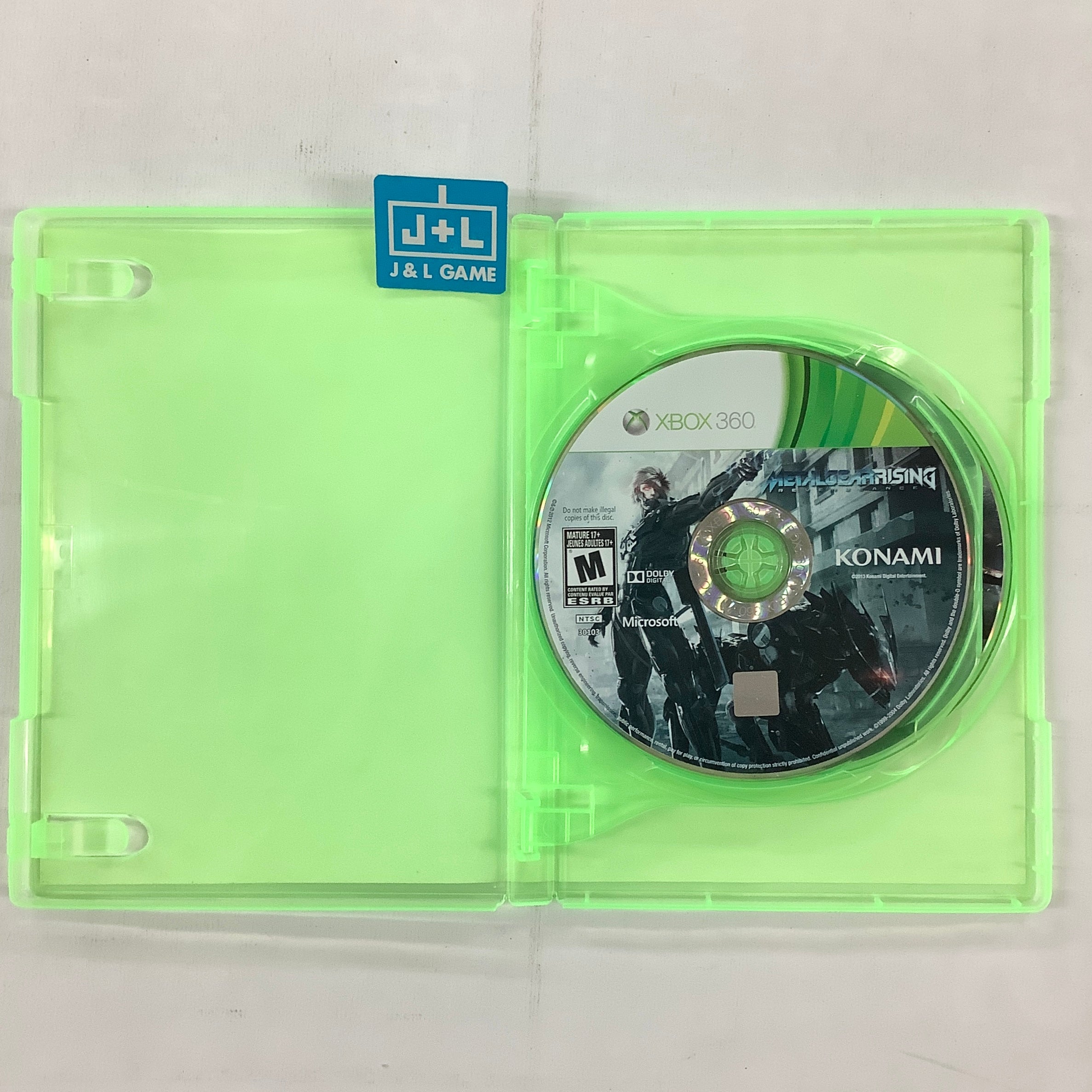 Metal Gear Rising: Revengeance (with Soundtrack CD) - Xbox 360 [Pre-Owned] Video Games Konami   