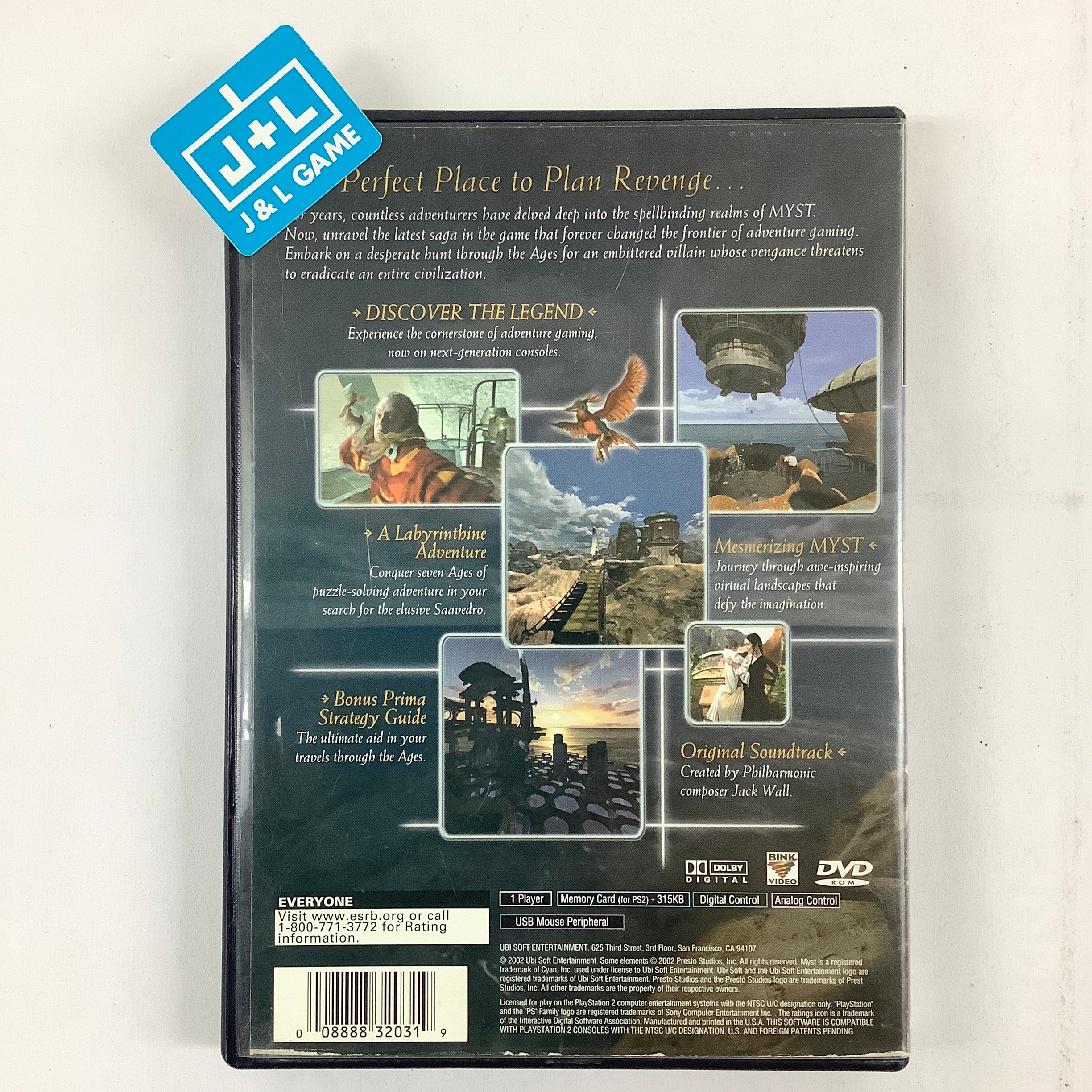 Myst III: Exile - (PS2) PlayStation 2 [Pre-Owned] Video Games Ubisoft   