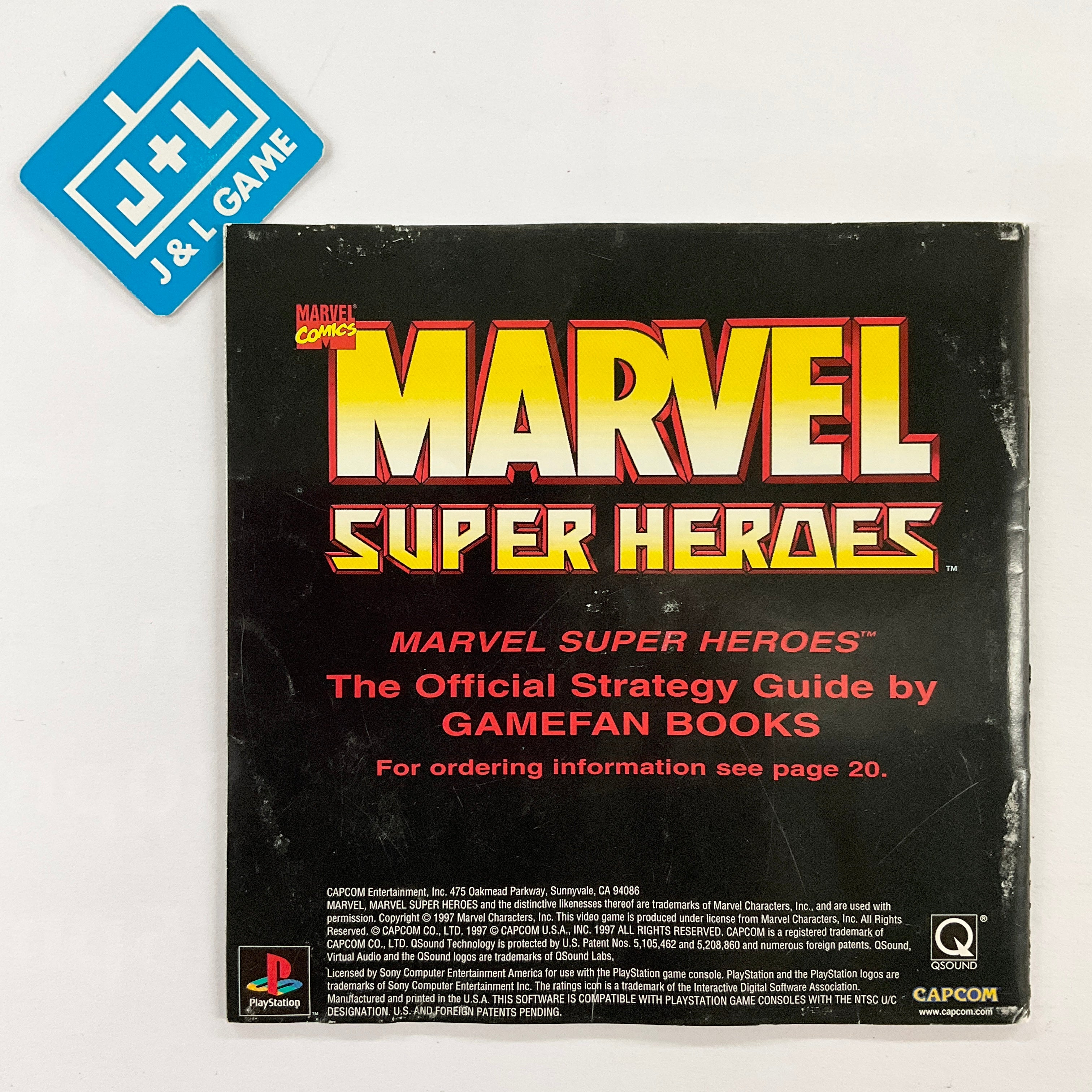 Marvel Super Heroes - (PS1) PlayStation 1 [Pre-Owned] Video Games Capcom   