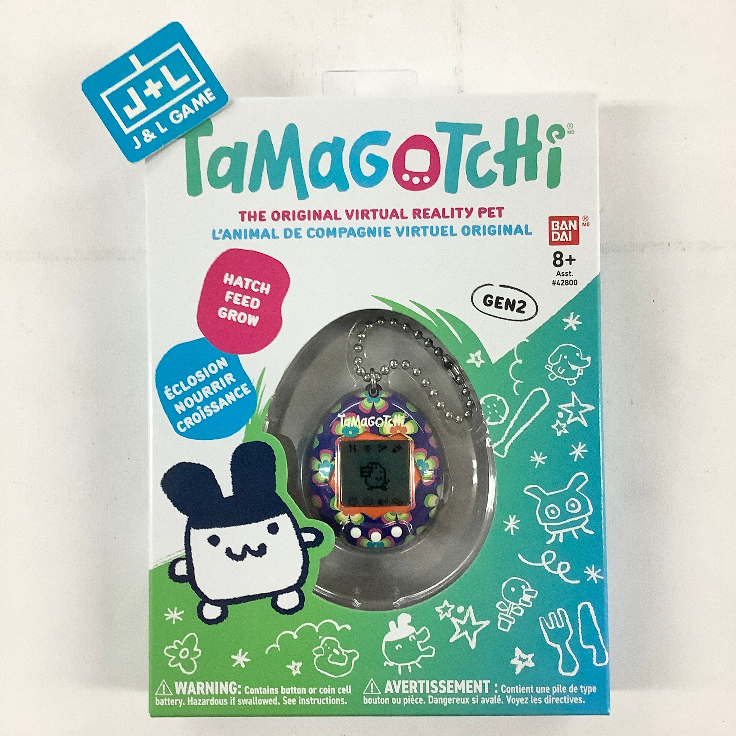 The Original Tamagotchi (Gen 2) (Retro Flowers) - Tamagotchi Toy Tamagotchi   