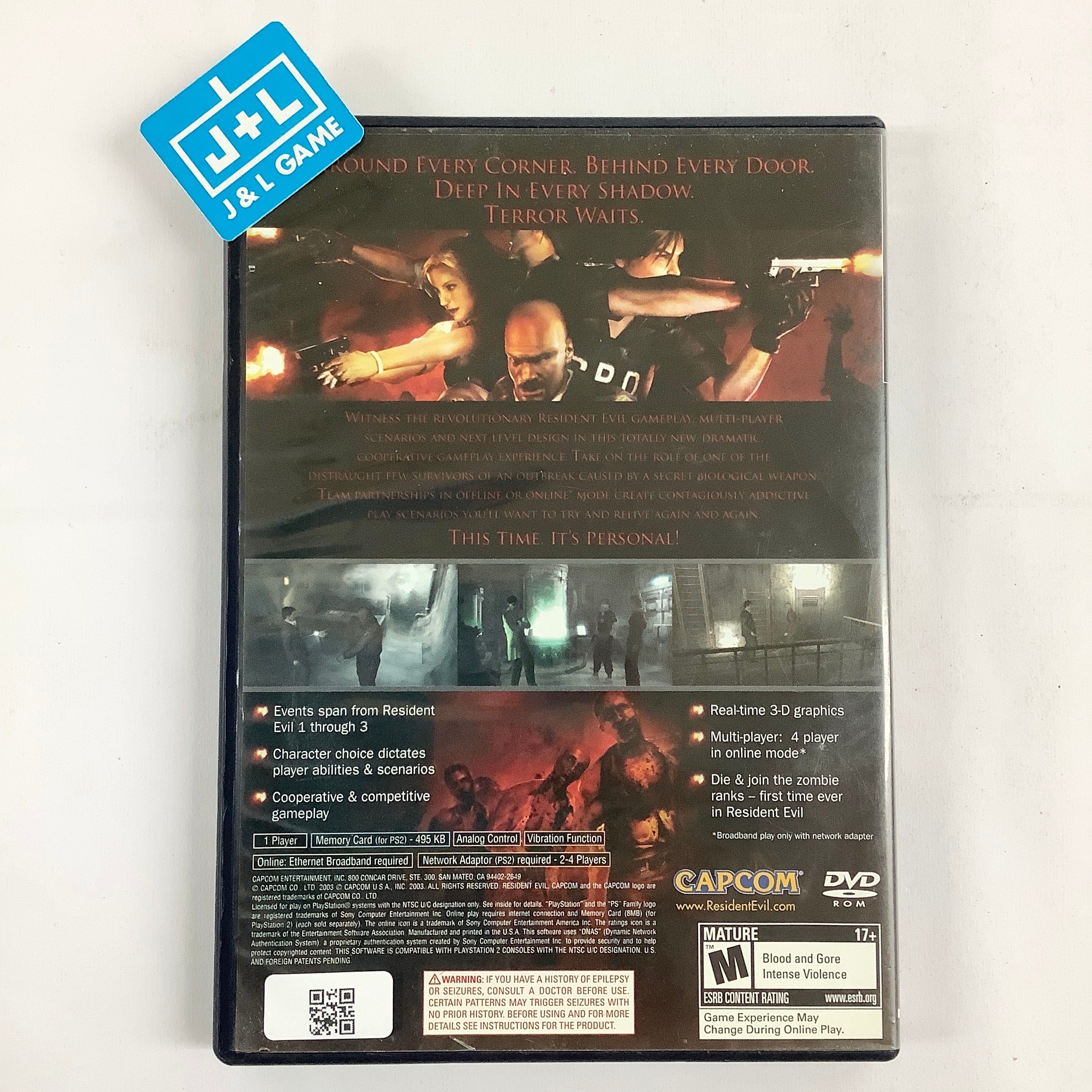 Resident Evil Outbreak - (PS2) PlayStation 2 [Pre-Owned] Video Games Capcom   