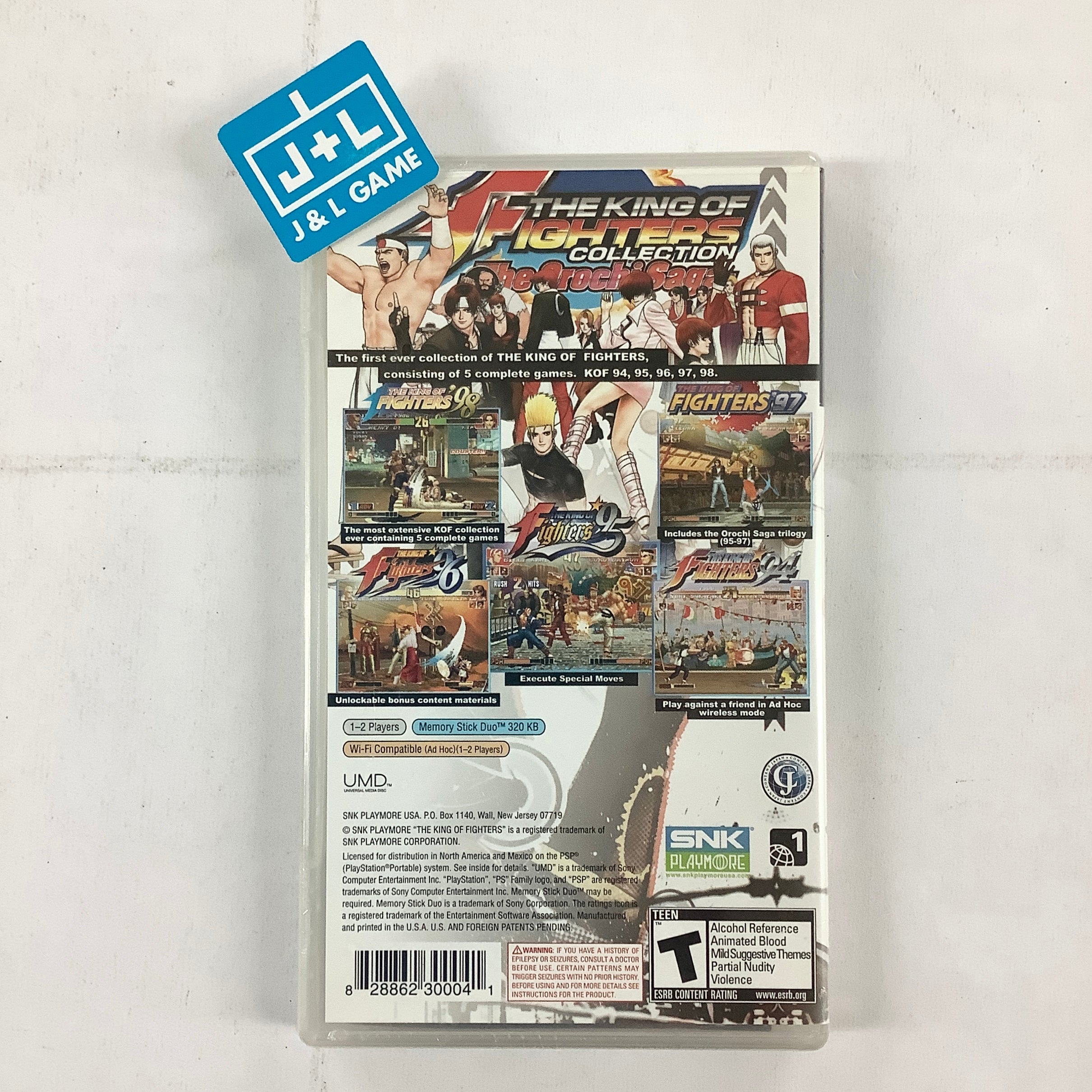 The King of Fighters Collection: The Orochi Saga - Sony PSP Video Games SNK Playmore   
