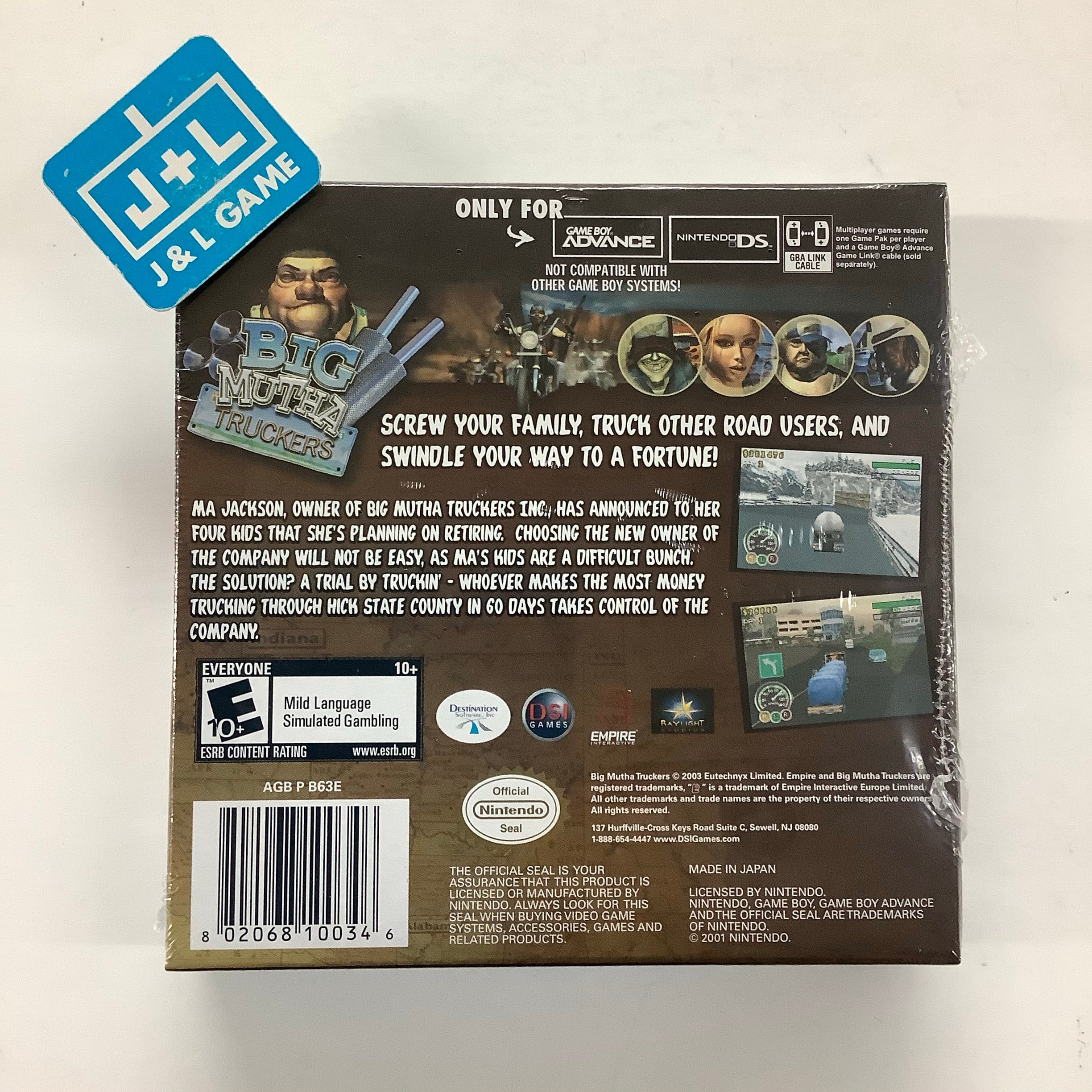 Big Mutha Truckers - (GBA) Game Boy Advance Video Games Destination Games   