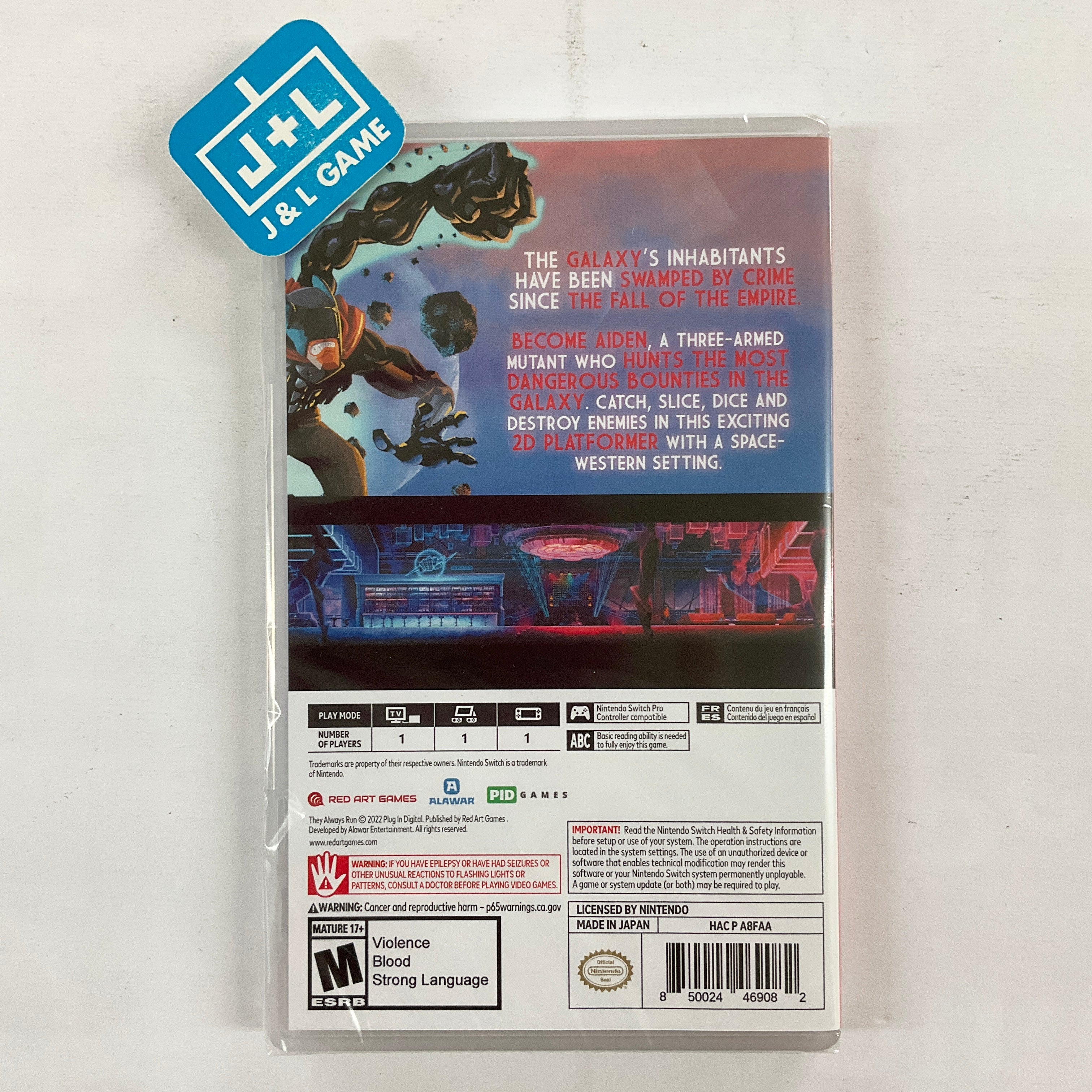 They Always Run - (NSW) Nintendo Switch Video Games Red Art Games   