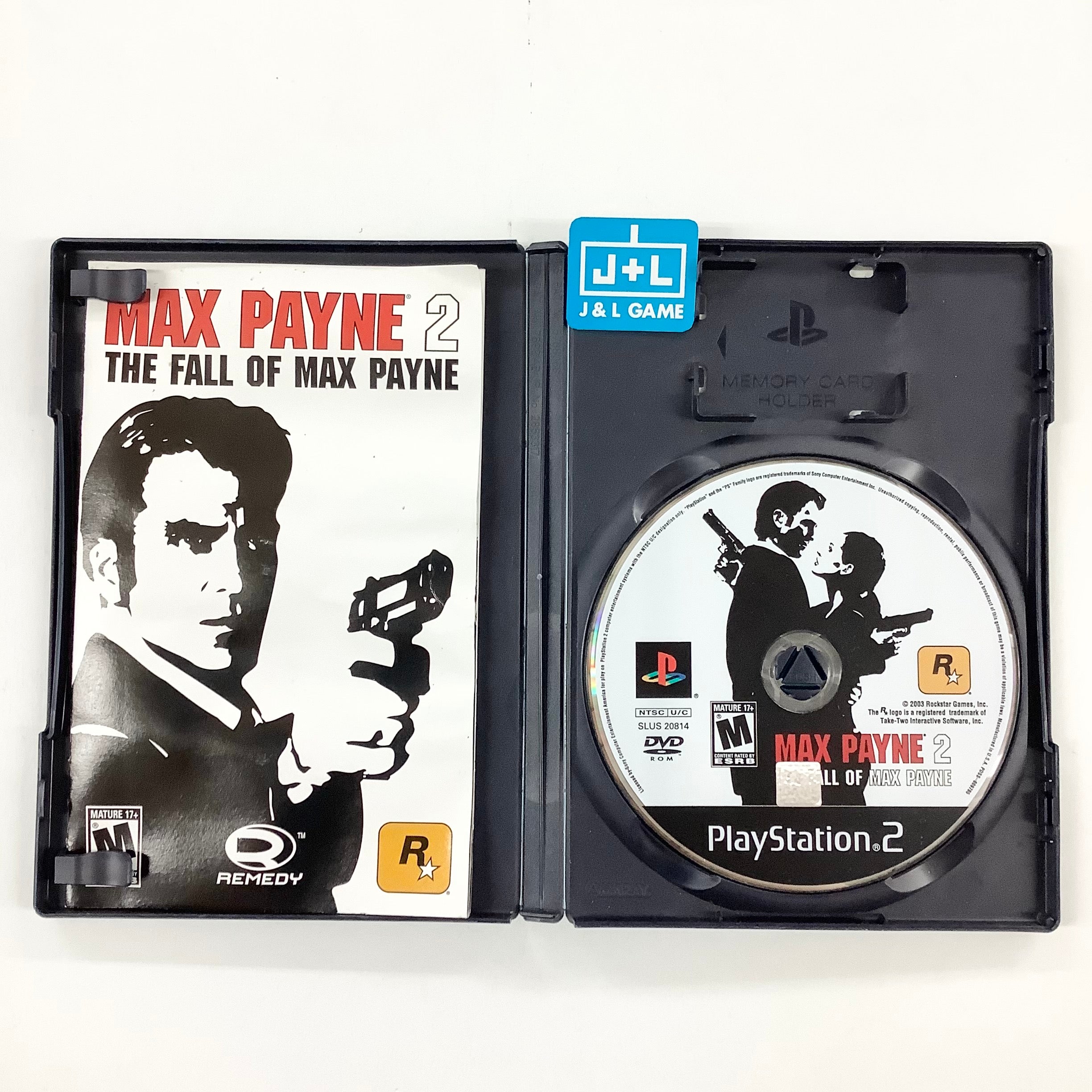 Max Payne 2 The Fall of Max Payne - (PS2) PlayStation 2 [Pre-Owned] Video Games Rockstar Games   