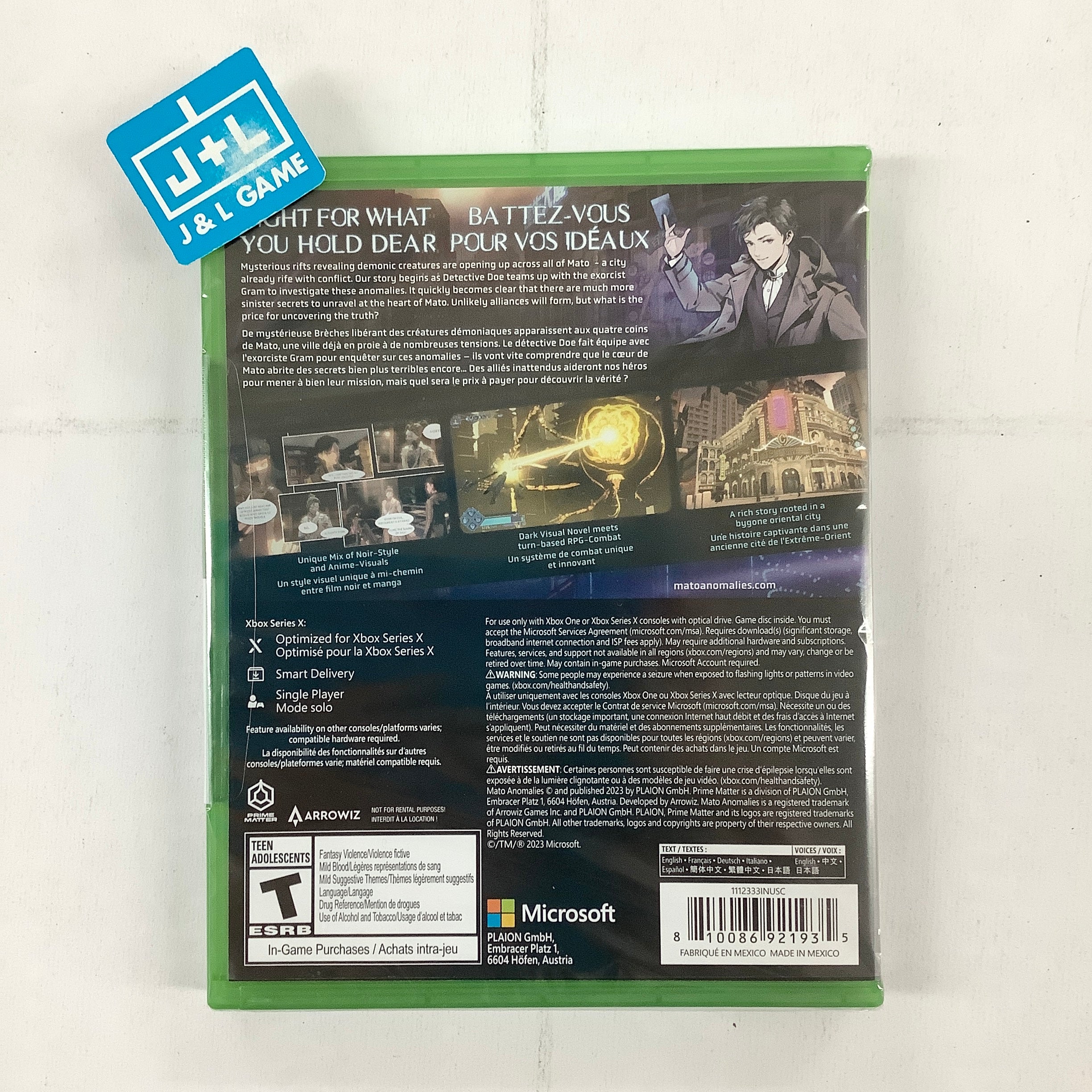 Mato Anomalies - (XSX) Xbox Series X Video Games Prime Matter   