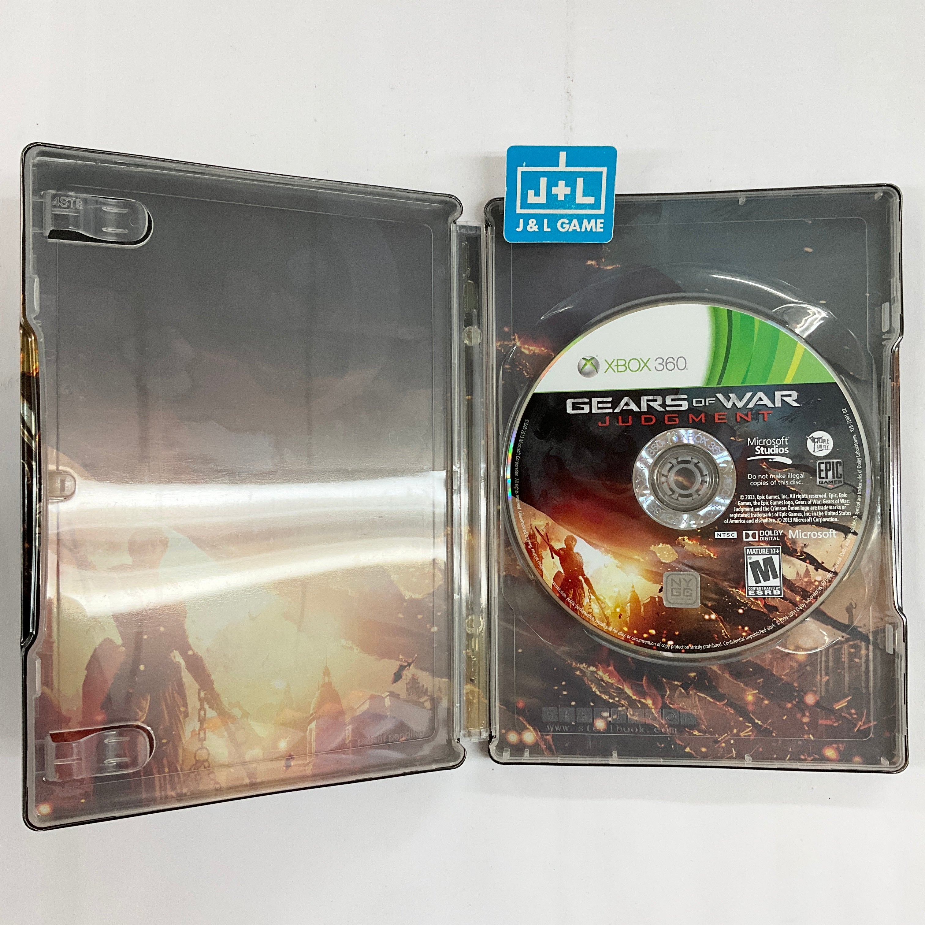 Gears of War: Judgment (Steelbook) - Xbox 360 [Pre-Owned] Video Games Microsoft Game Studios   