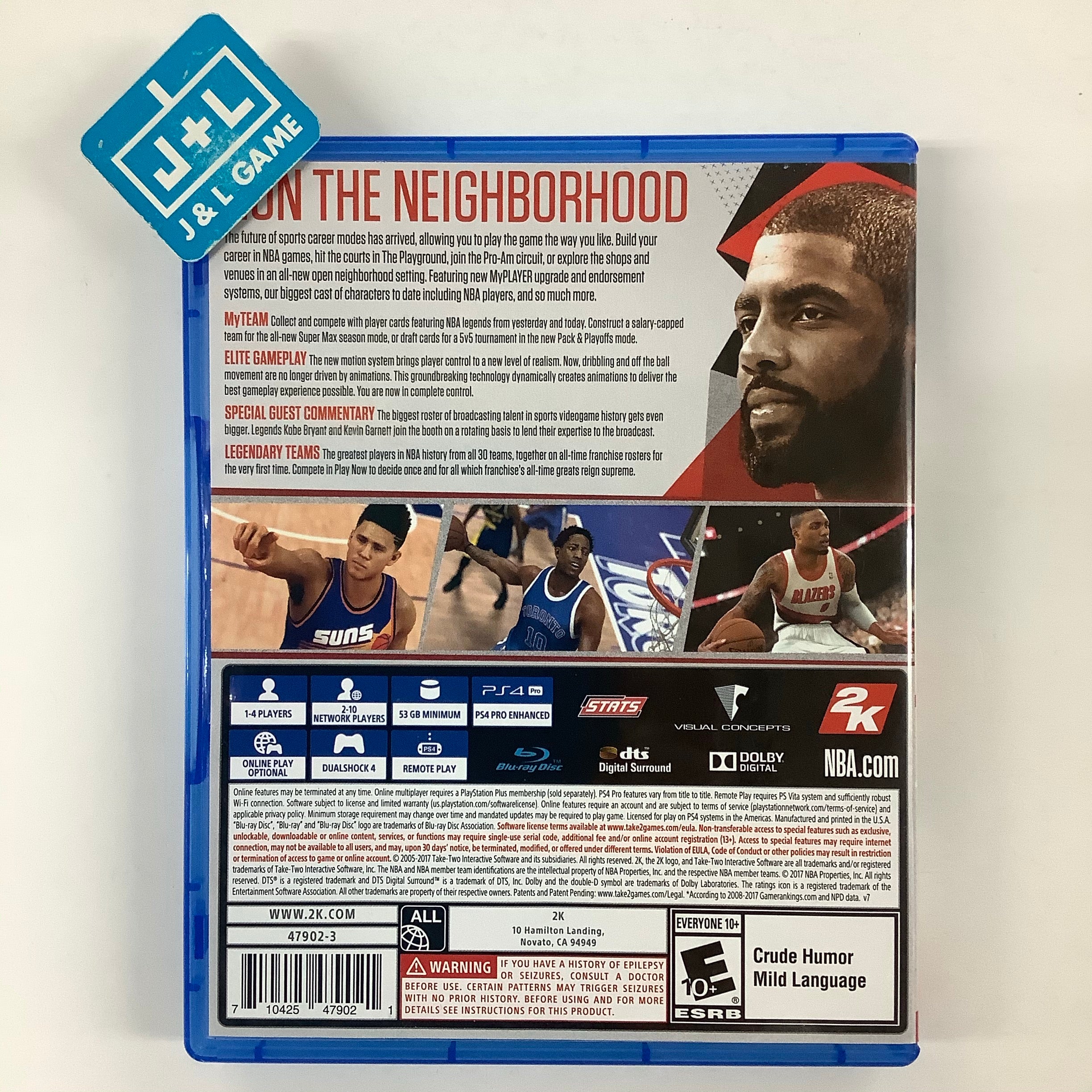 NBA 2K18 - (PS4) PlayStation 4 [Pre-Owned] Video Games 2K Games   
