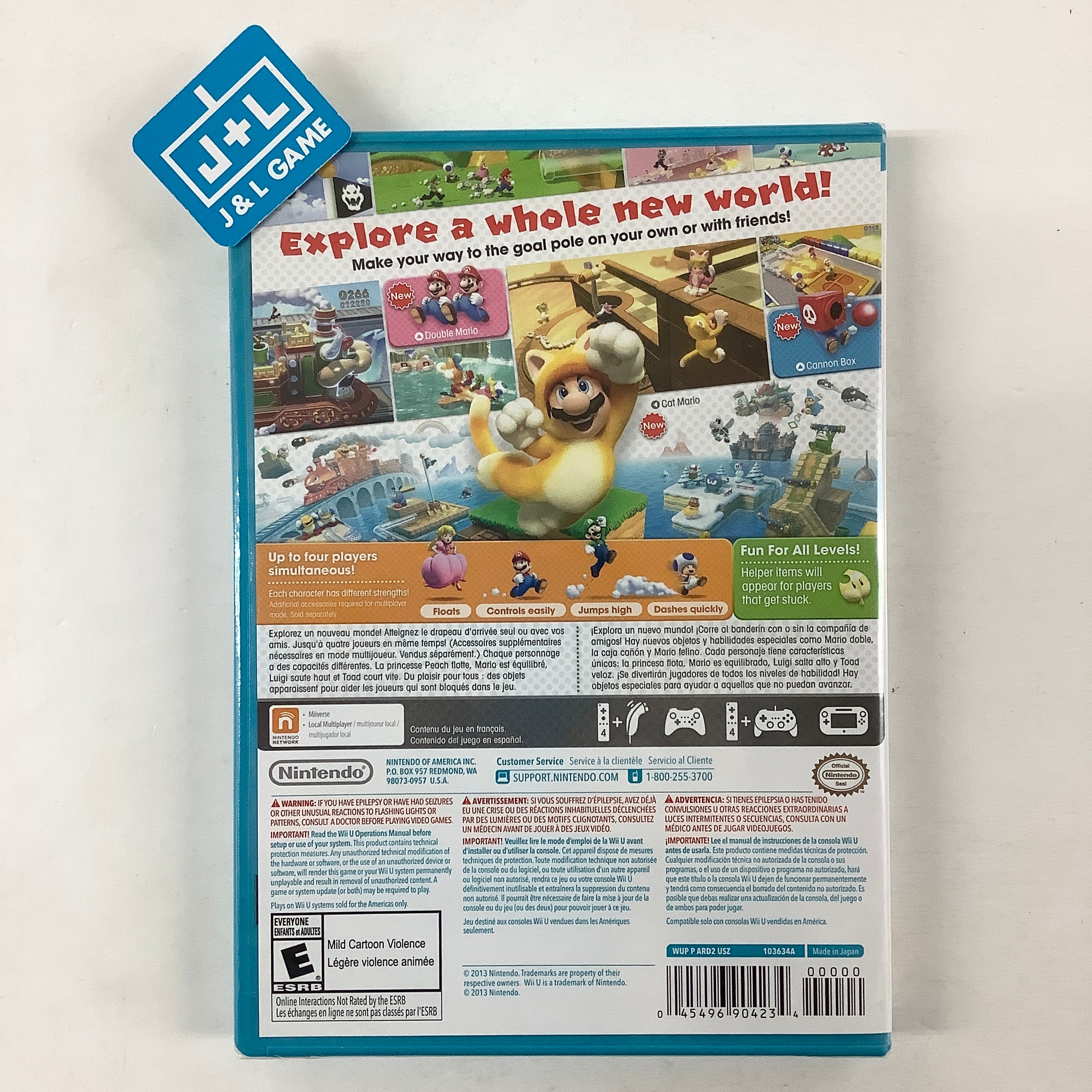 Super Mario 3D World (Nintendo Selects) - Nintendo Wii U Video Games Nintendo   