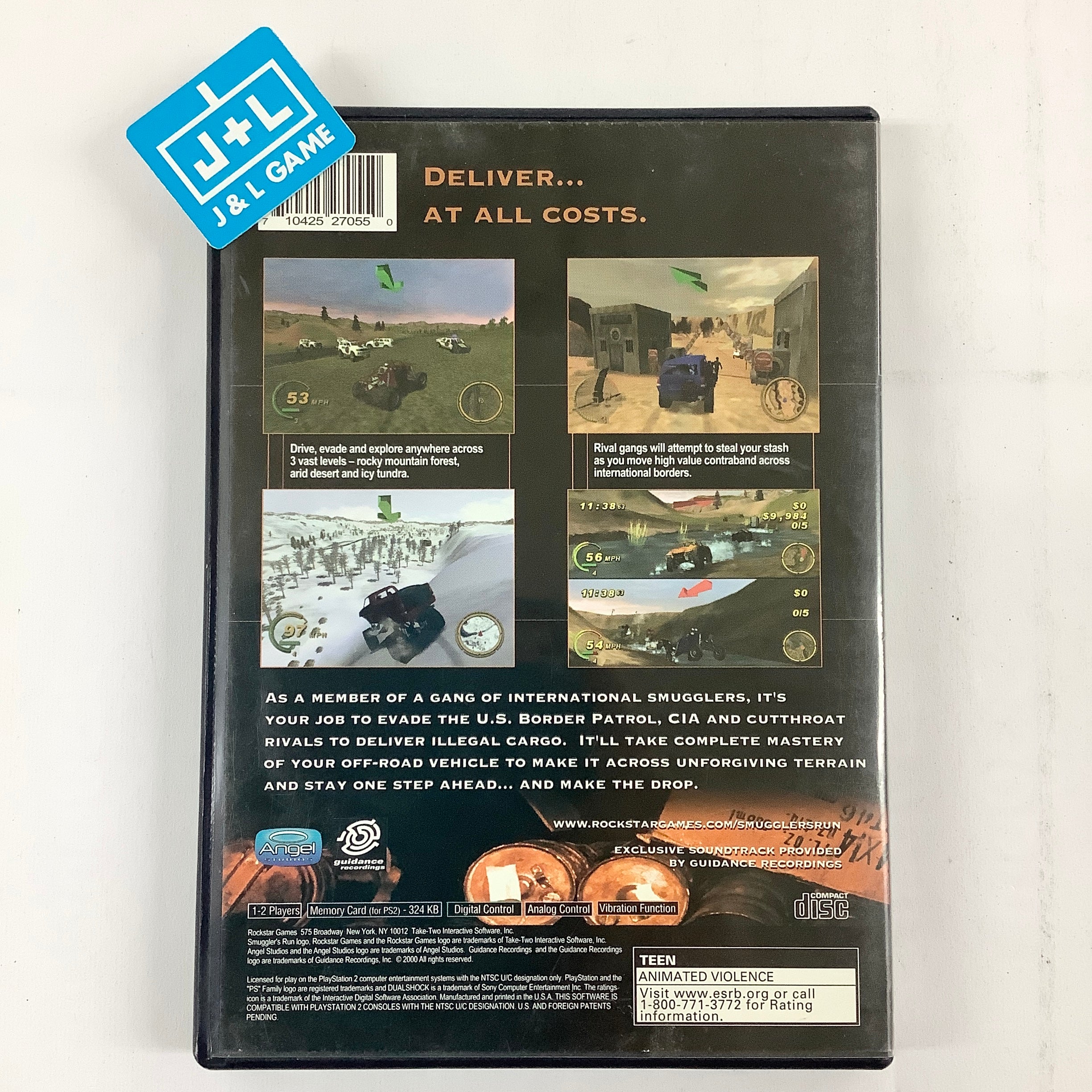 Smuggler's Run - (PS2) PlayStation 2 [Pre-Owned] Video Games Rockstar Games   