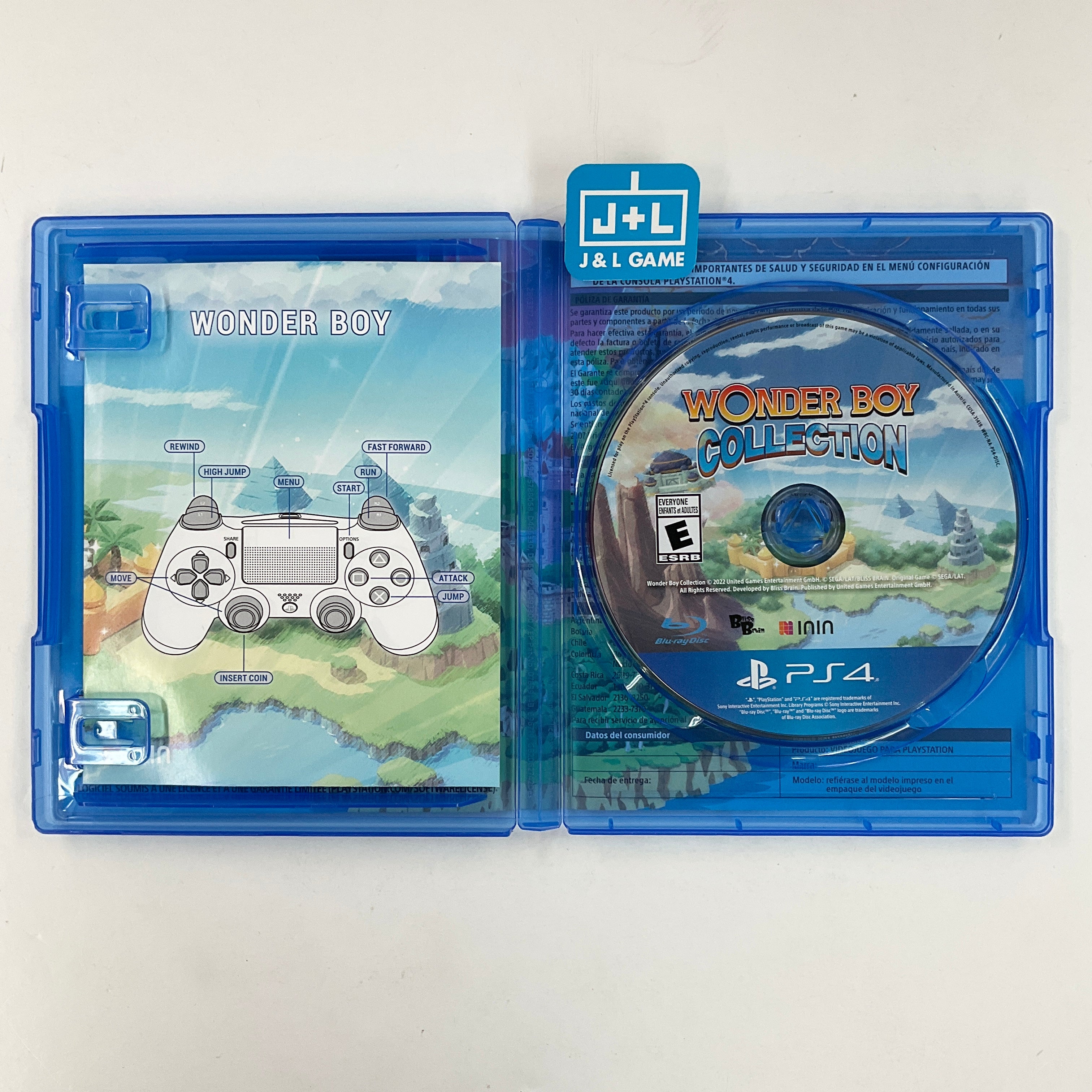 Wonder Boy Collection - (PS4) PlayStation 4 [UNBOXING] Video Games ININ   