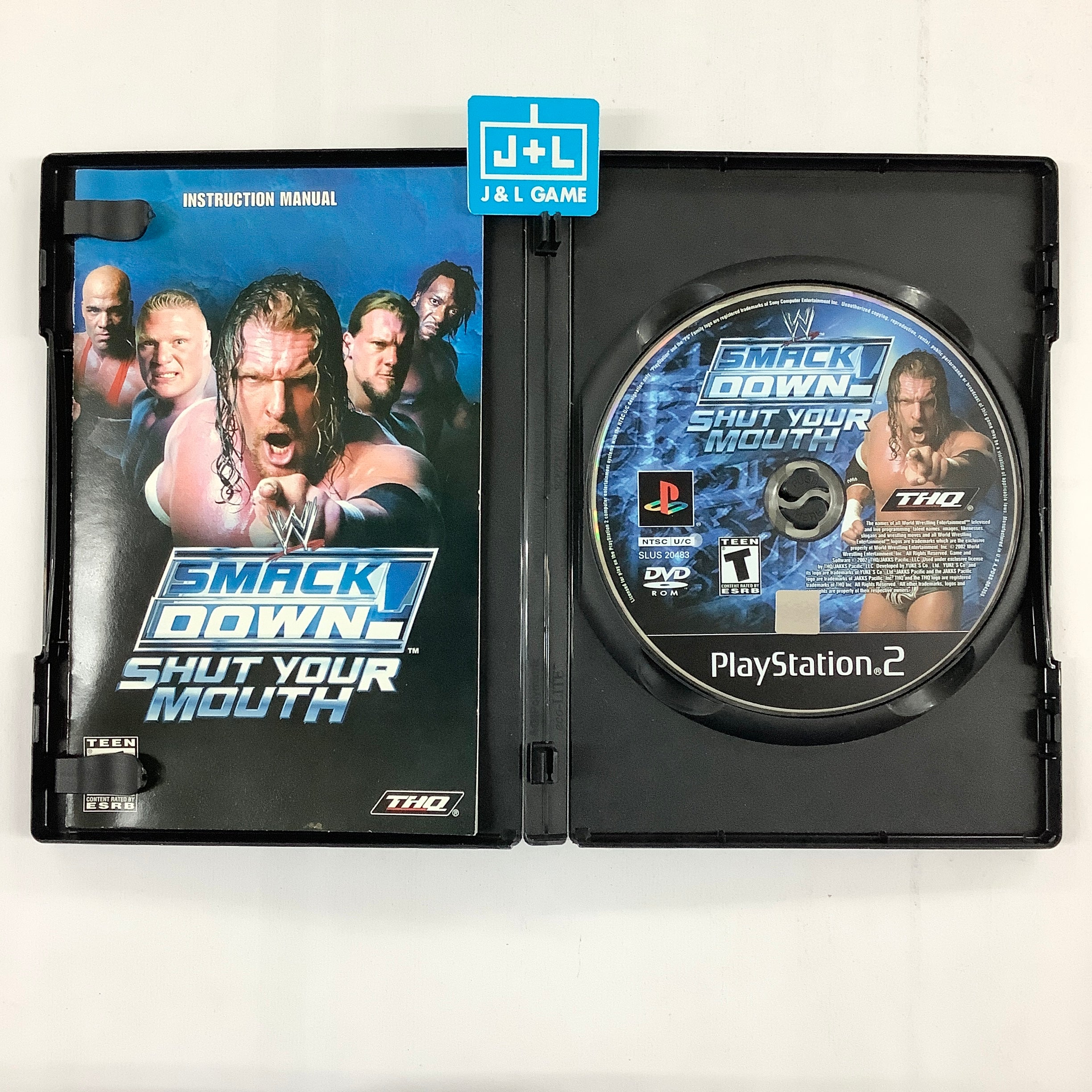 WWE SmackDown! Shut Your Mouth - (PS2) PlayStation 2 [Pre-Owned] Video Games THQ   