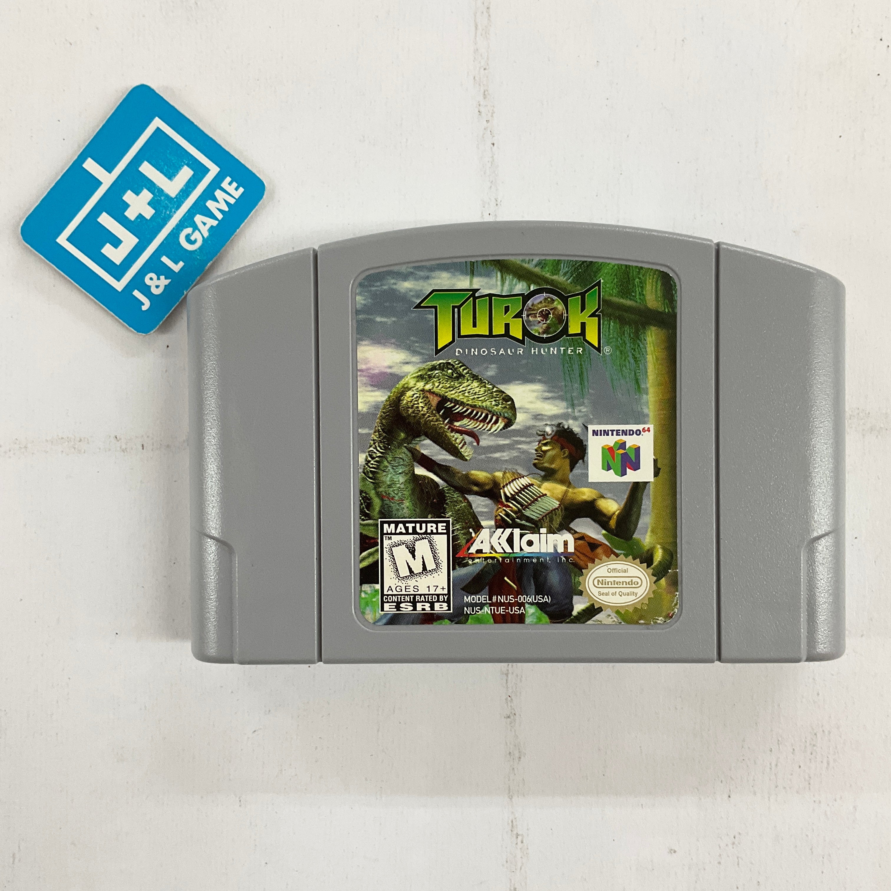 Turok: Dinosaur Hunter - (N64) Nintendo 64 [Pre-Owned] Video Games Acclaim   