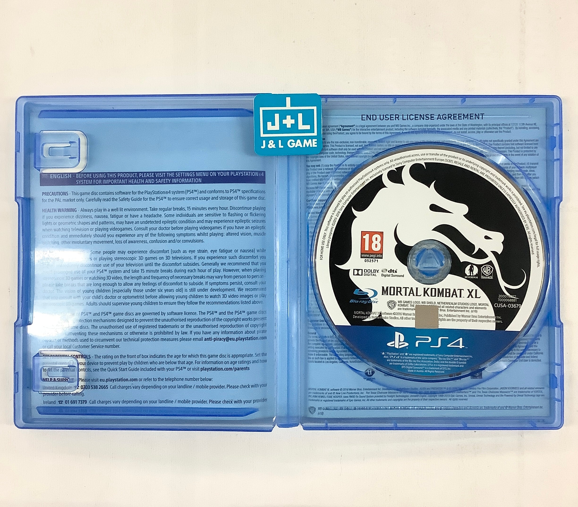 Mortal Kombat XL - (PS4) Playstation 4 [Pre-Owned] (European Import) Video Games Warner Bros Interactive Entertainment UK   