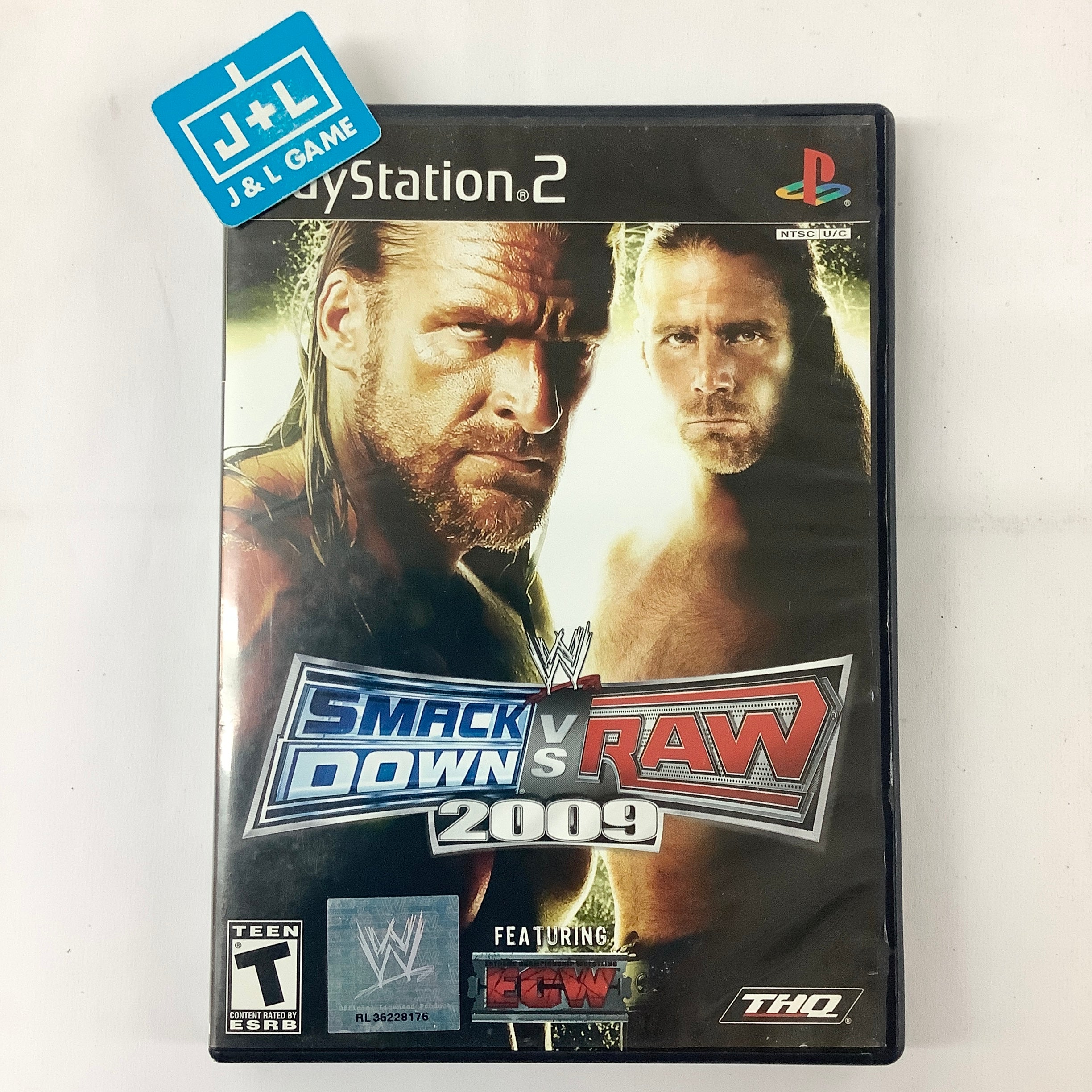 WWE SmackDown vs. Raw 2009 - (PS2) PlayStation 2 [Pre-Owned] Video Games THQ   