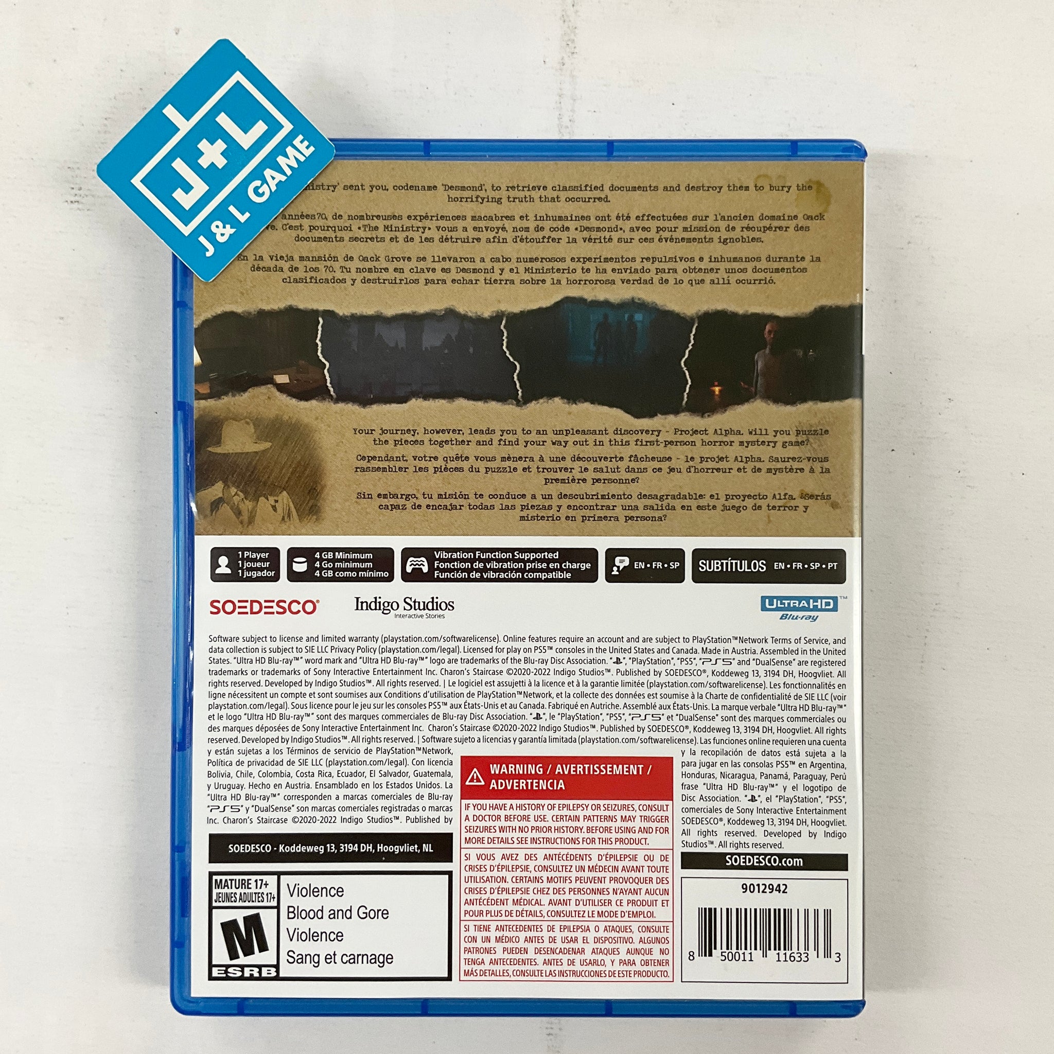 Jeu Charon's Staircase PS5 - Édition Européenne (Neuf Sous Blister) - Horreur