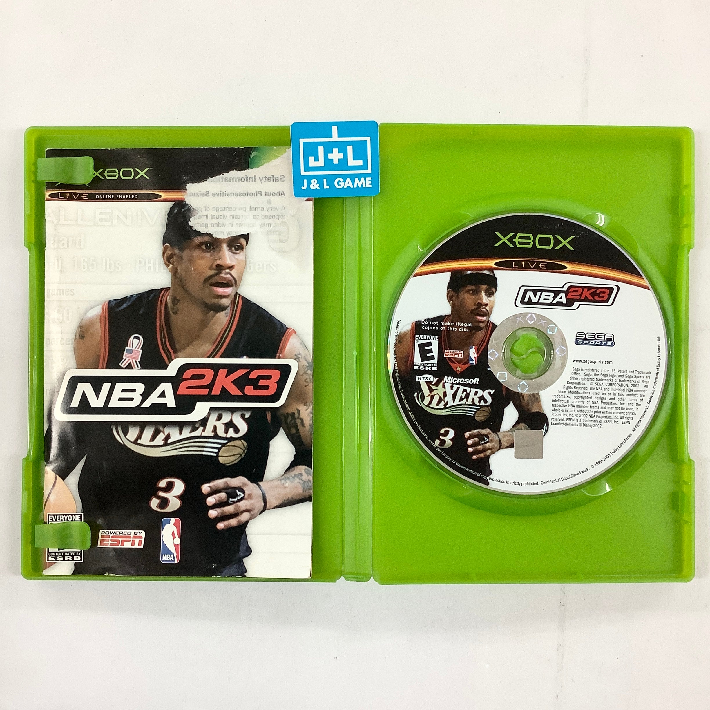 NBA 2K3 - (XB) Xbox [Pre-Owned] Video Games Sega   