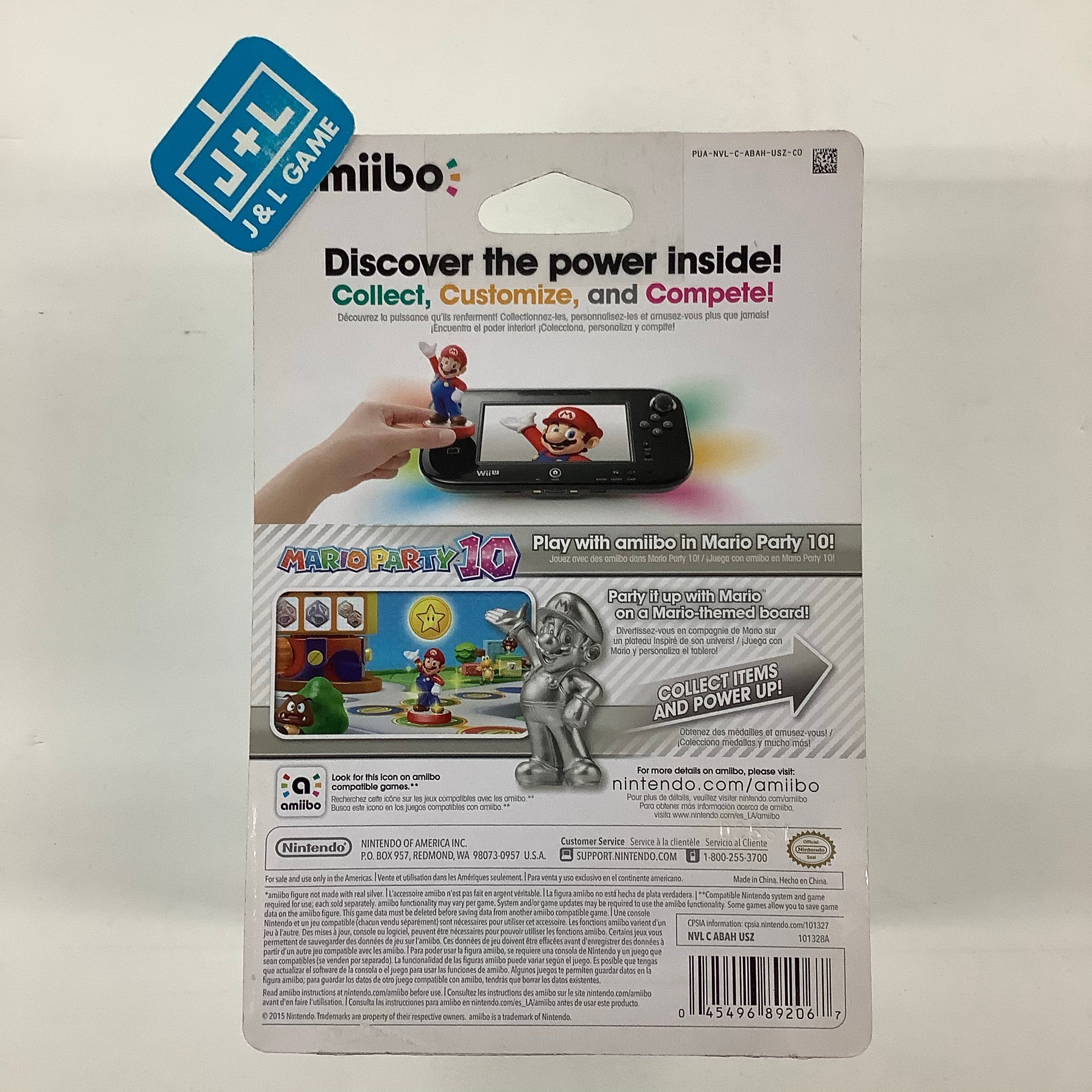 Mario (Silver Edition) (Super Mario series) - Nintendo WiiU Amiibo