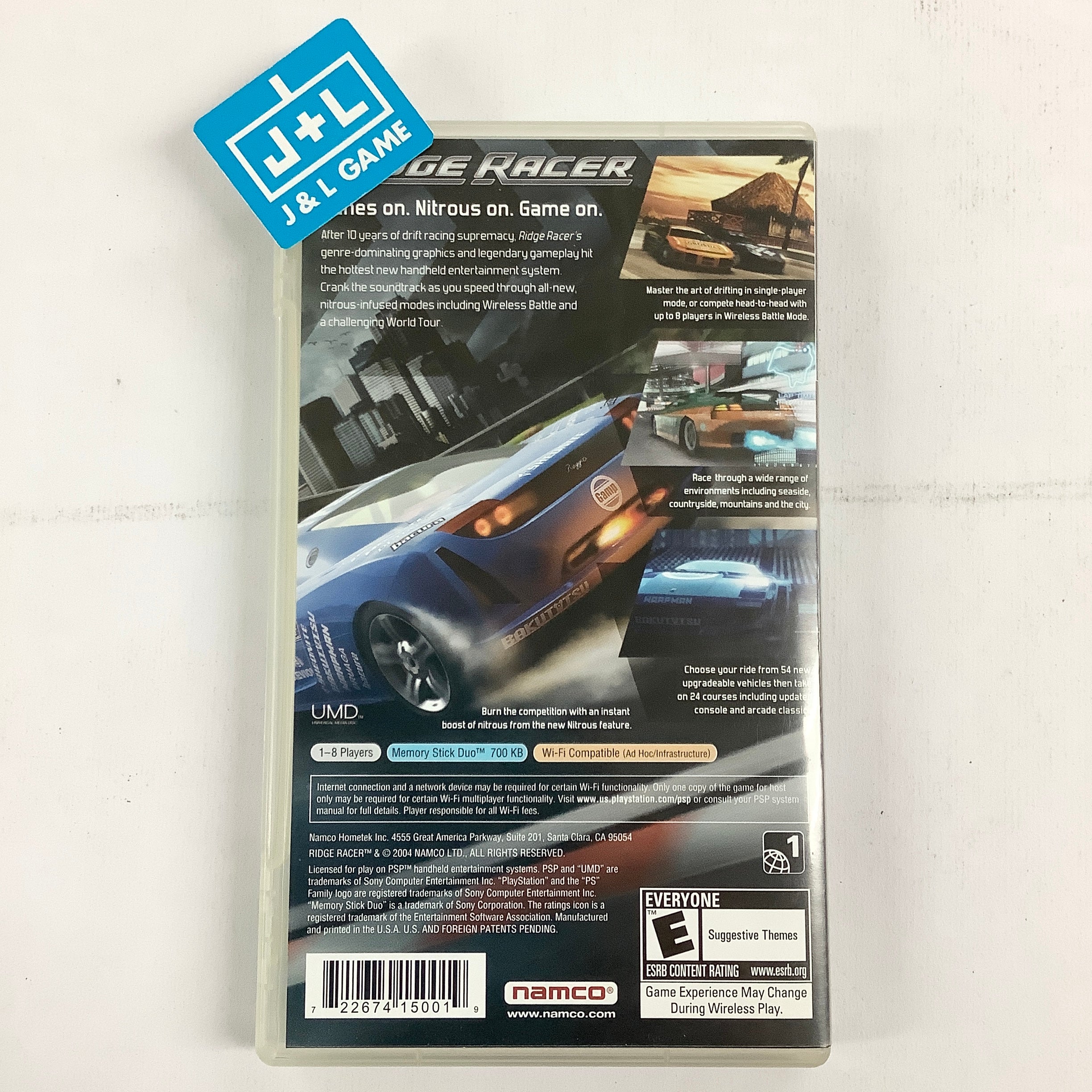 Ridge Racer - Sony PSP [Pre-Owned] Video Games Namco   