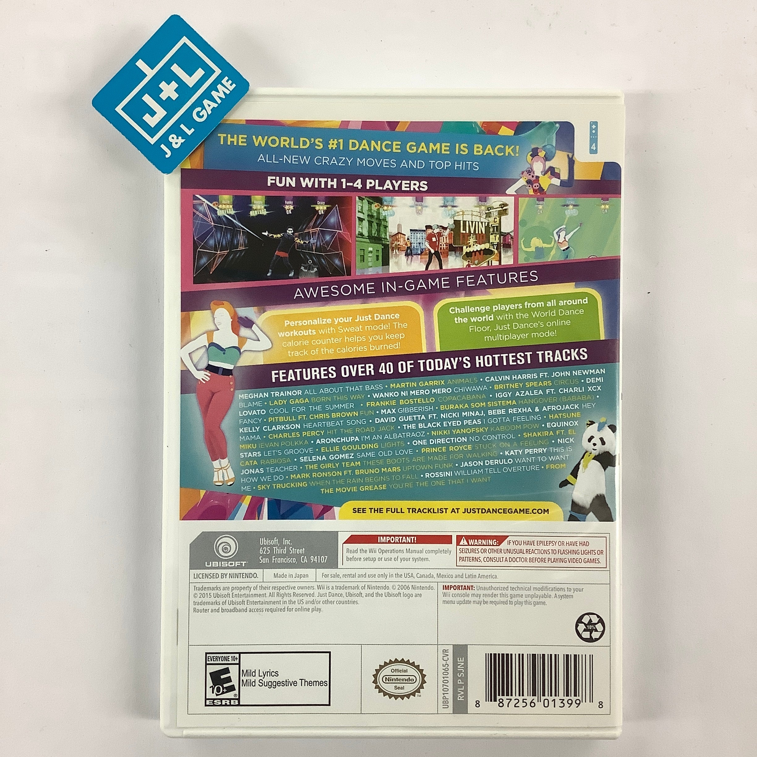 Just Dance 2016 - Nintendo Wii [Pre-Owned] Video Games Ubisoft   