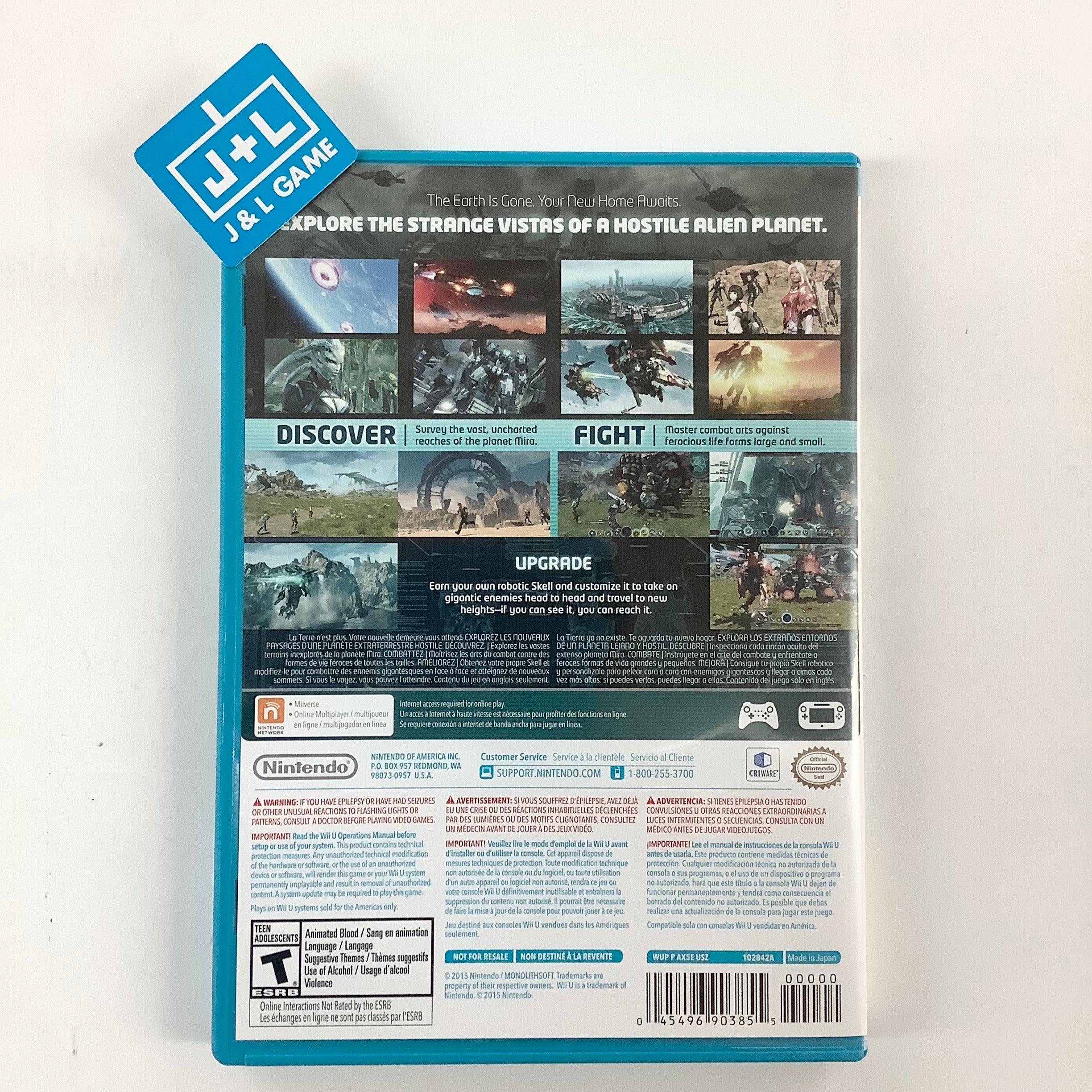 Xenoblade Chronicles X - Nintendo Wii U [Pre-Owned] Video Games Nintendo   