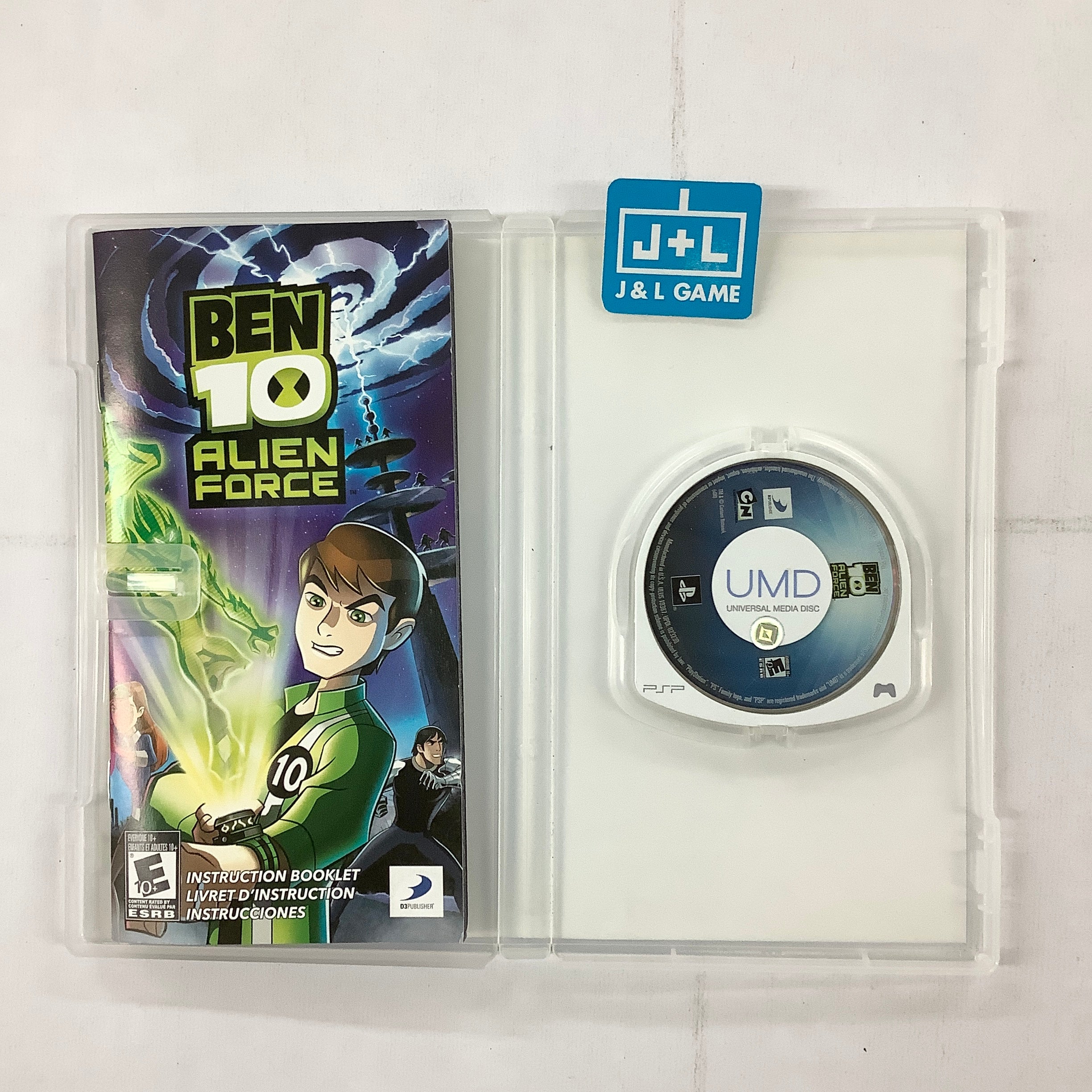 Ben 10 Alien Force - Sony PSP [Pre-Owned] Video Games D3Publisher   