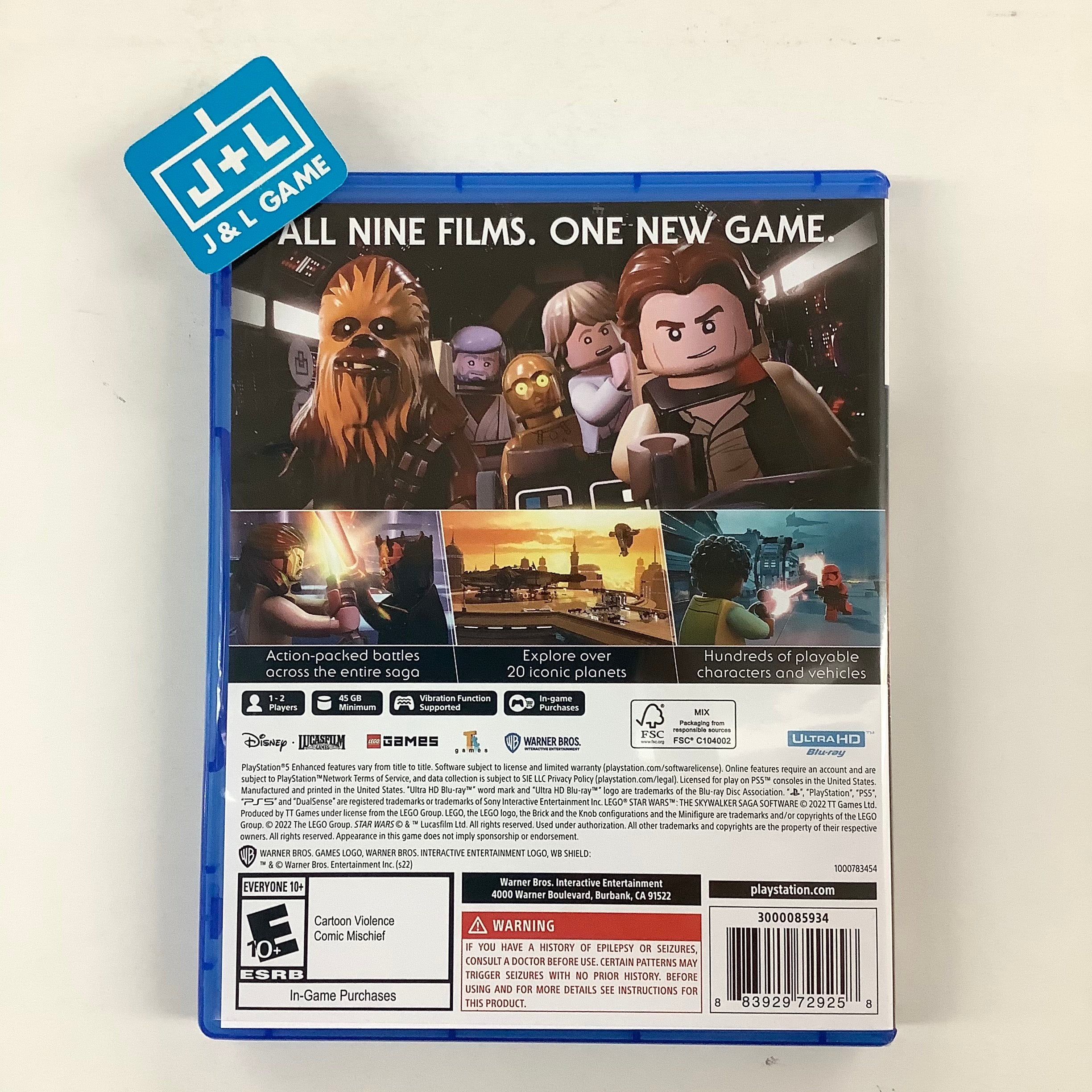 Ps5 Star Wars Skywalker Saga Lego Game Lego Star Wars The