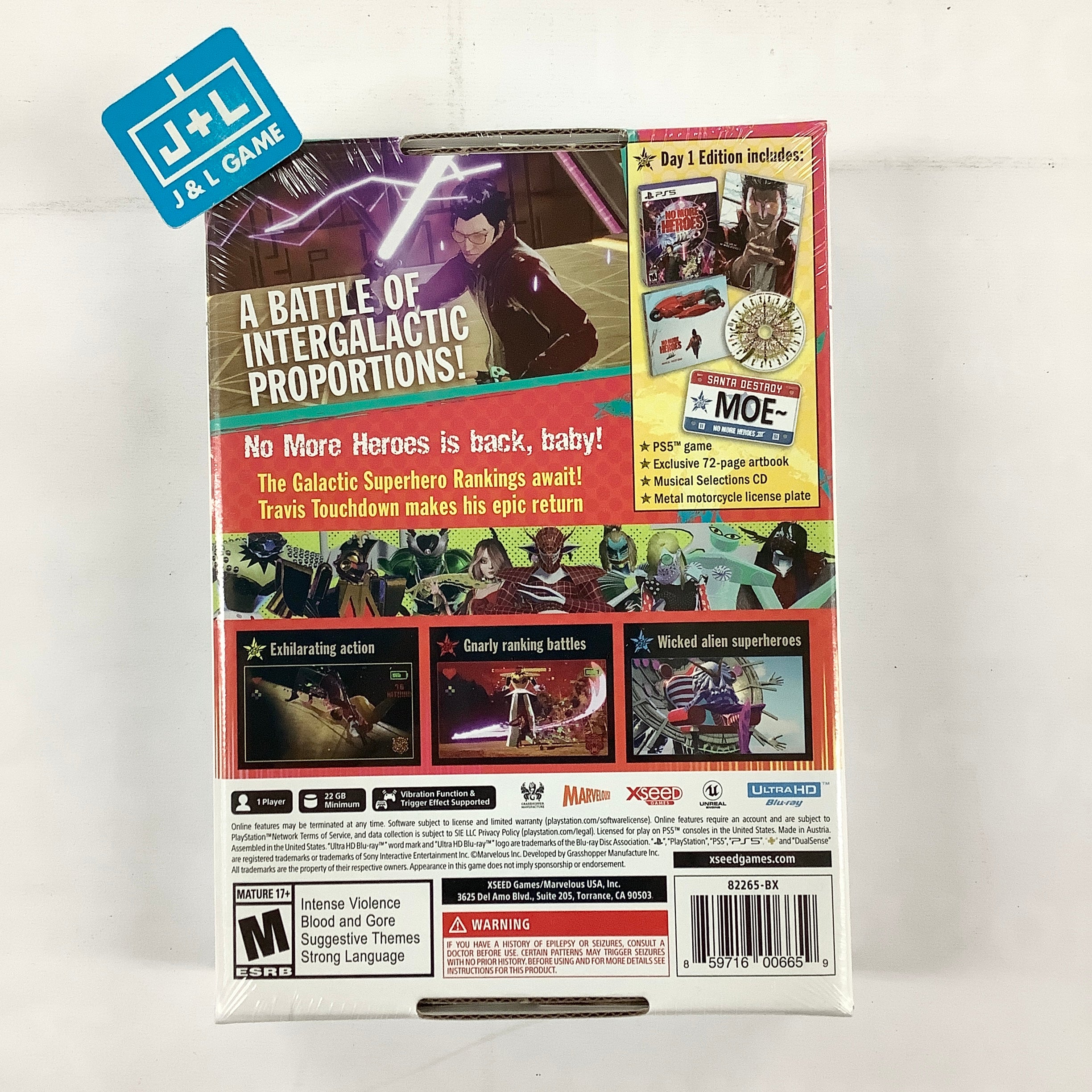 No More Heroes 3 (Day 1 Edition) - (PS5) PlayStation 5 Video Games XSEED Games   