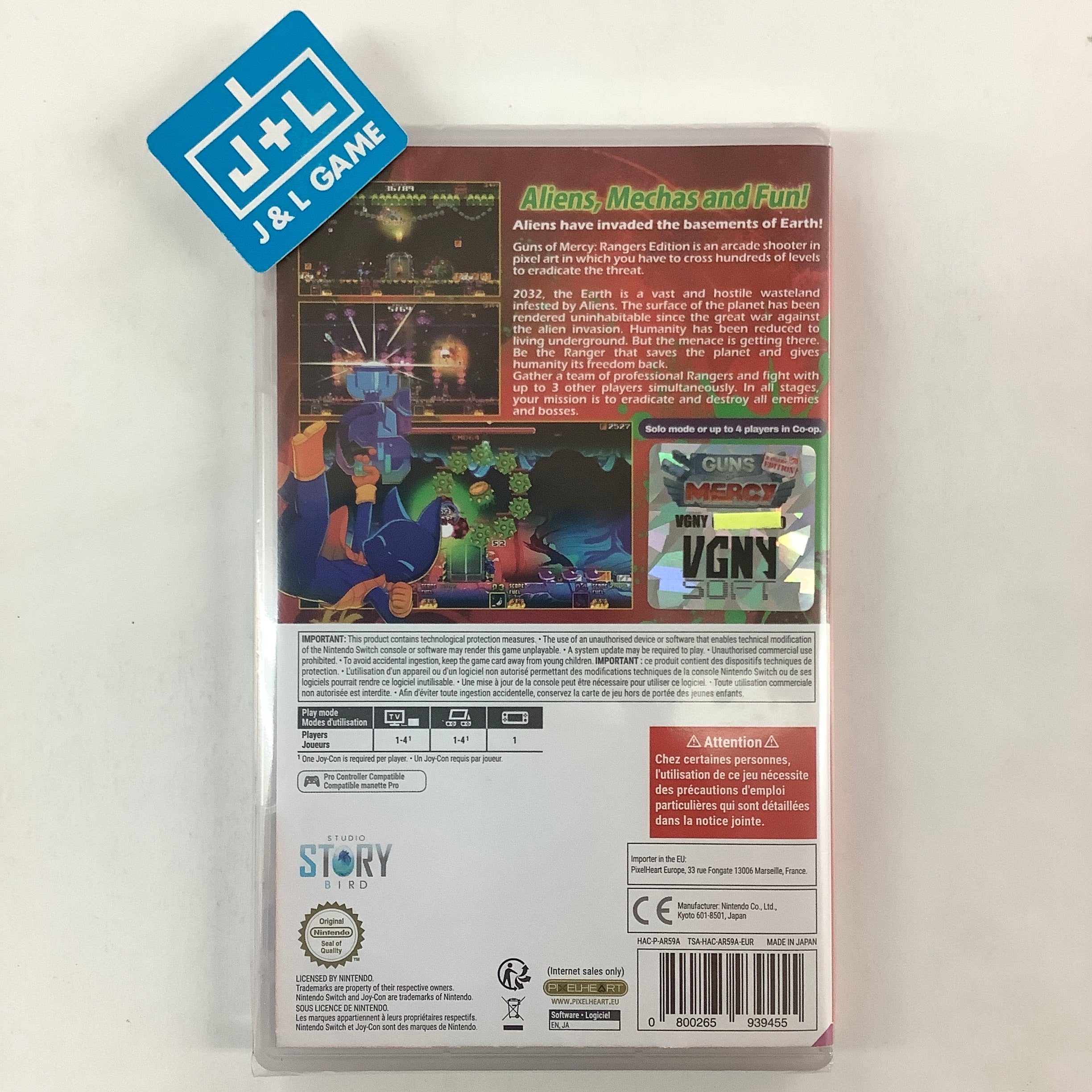Guns Of Mercy: Rangers Edition - (NSW) Nintendo Switch (European Import) Video Games VGNYsoft   