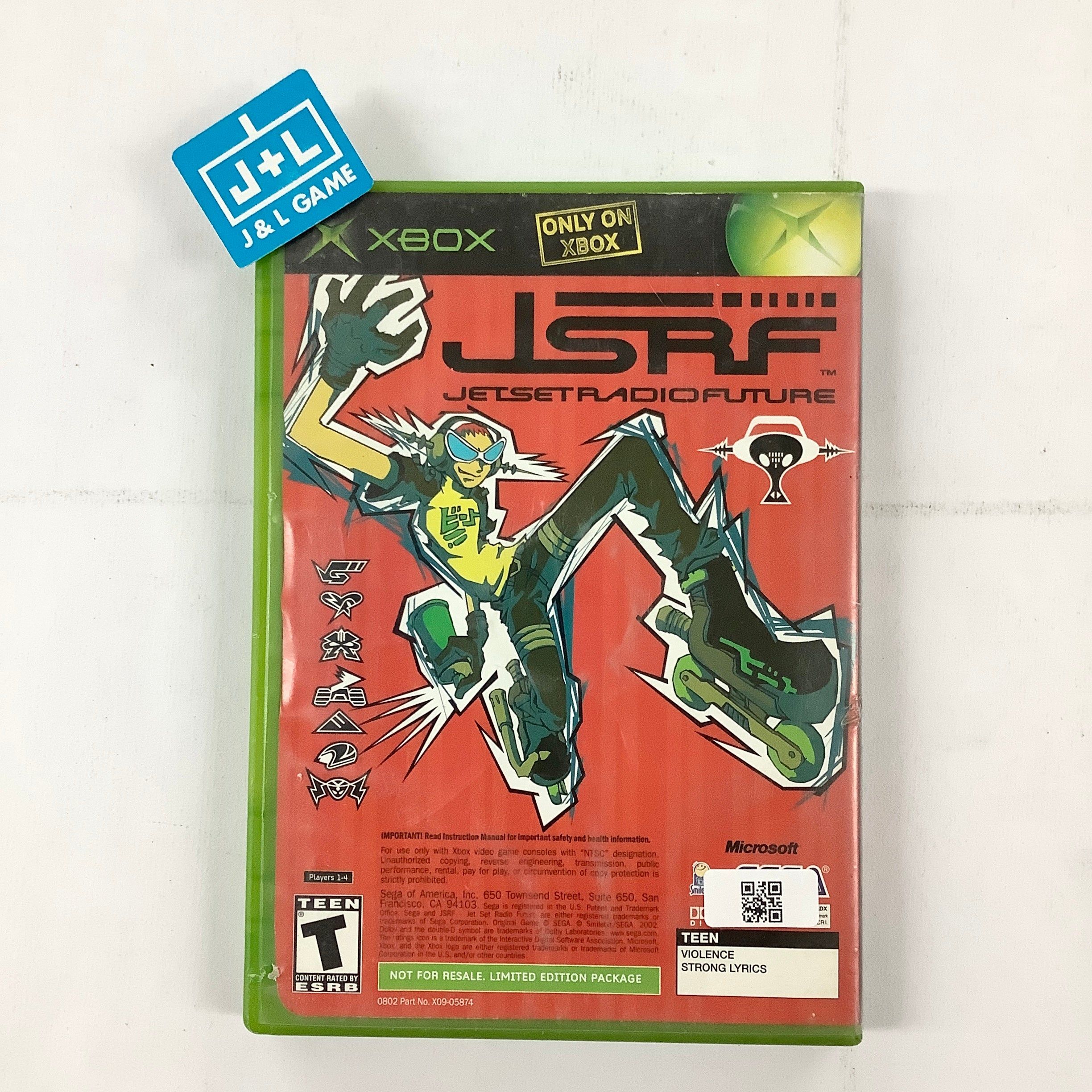 Sega GT 2002 & JSRF: Jet Set Radio Future - (XB) Xbox [Pre-Owned] Video Games Sega   