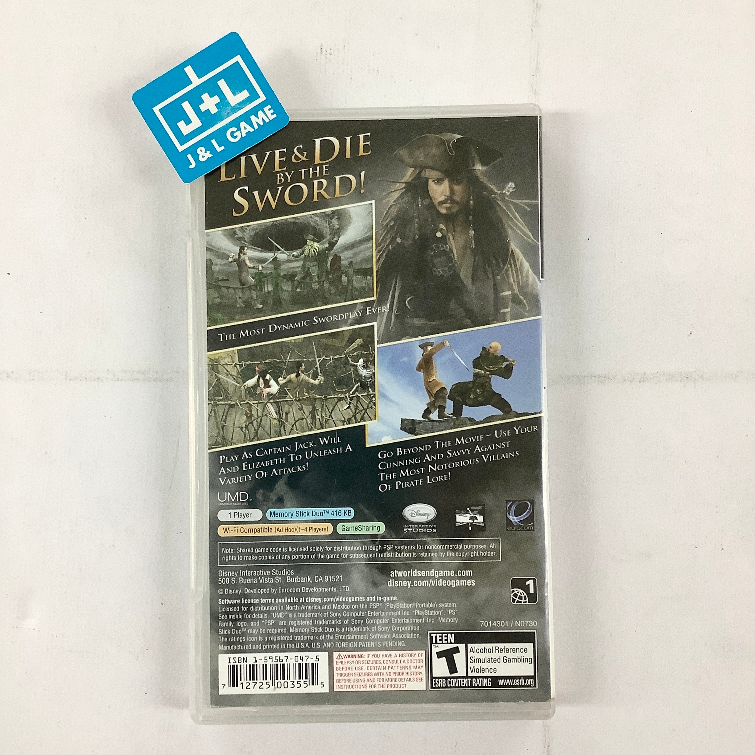 Pirates of the Caribbean: At World's End - Sony PSP [Pre-Owned