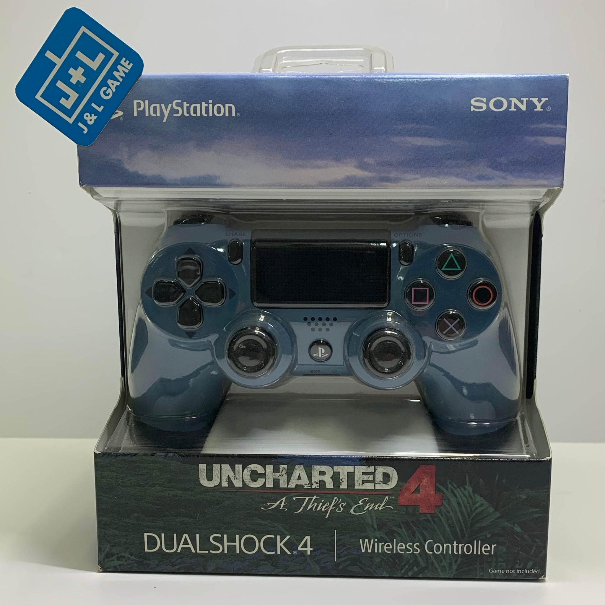 Sony DualShock 4 Wireless Controller (Uncharted 4 Gray/Blue) - (PS4) PlayStation 4 Accessories Sony   