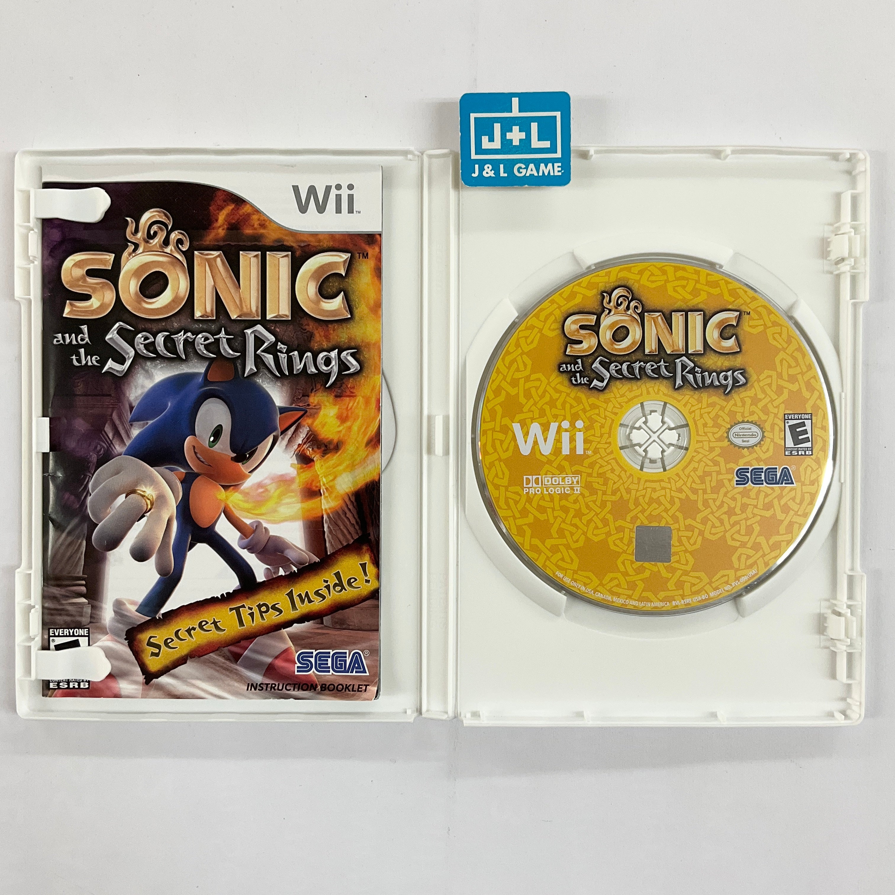 Sonic and the Secret Rings - Nintendo Wii [Pre-Owned] | J&L Game