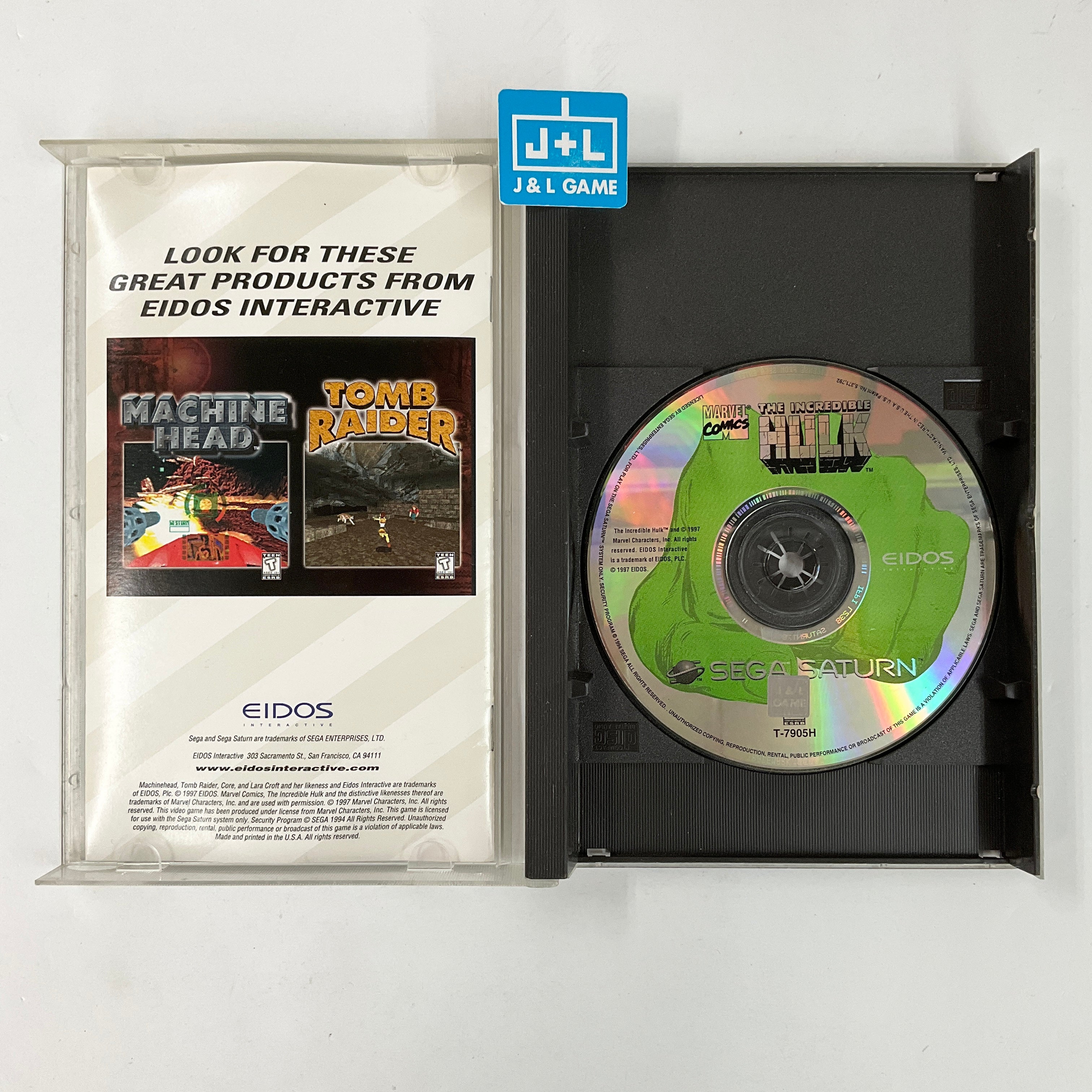 The Incredible Hulk: The Pantheon Saga - (SS) SEGA Saturn [Pre
