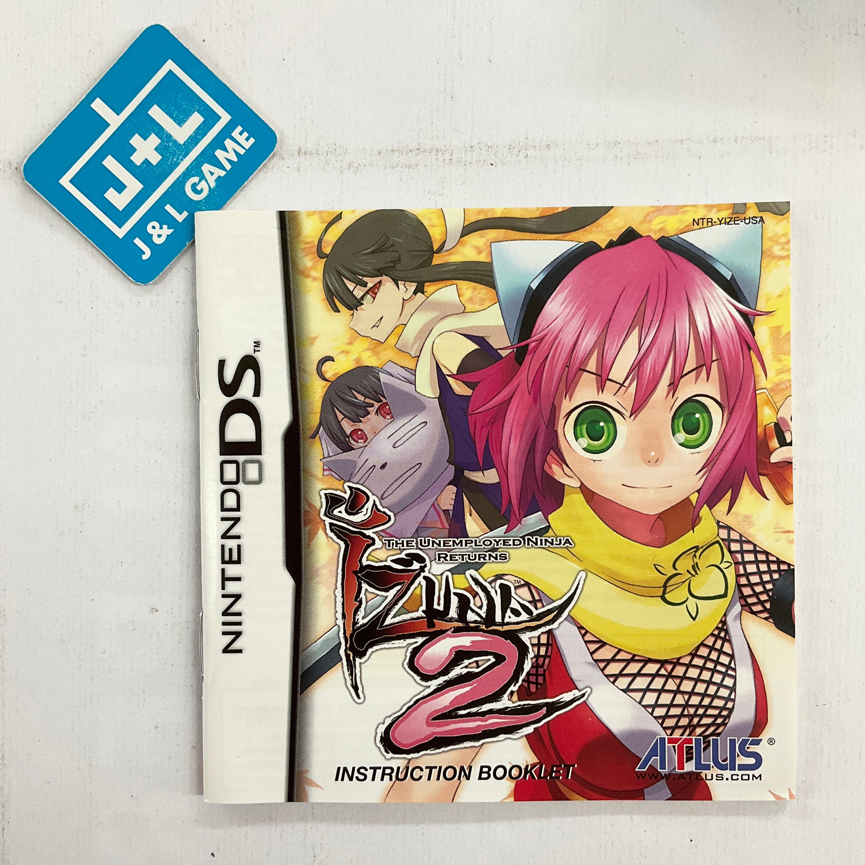 Izuna 2: The Unemployed Ninja Returns - (NDS) Nintendo DS [Pre-Owned] Video Games Atlus   