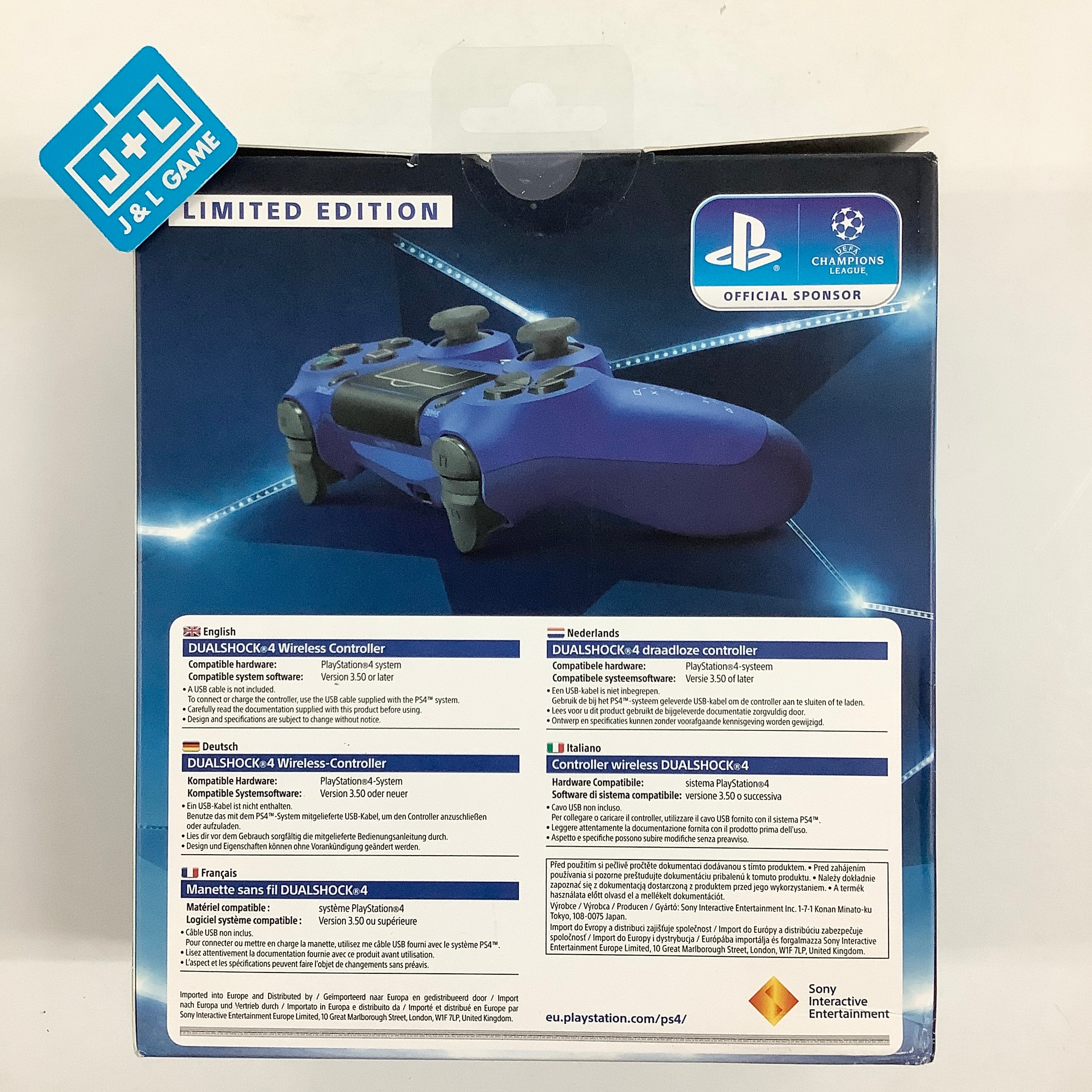 Sony DualShock 4 Wireless Controller (F.C. Football Club Limited Edition) - (PS4) PlayStation 4 (European Import) Accessories Sony   